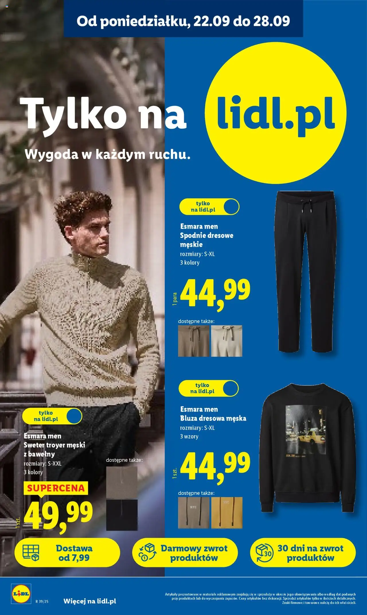 Lidl Katalog od 22.09.2025 | Strona: 20 | Produkty: Sweter, Spodnie