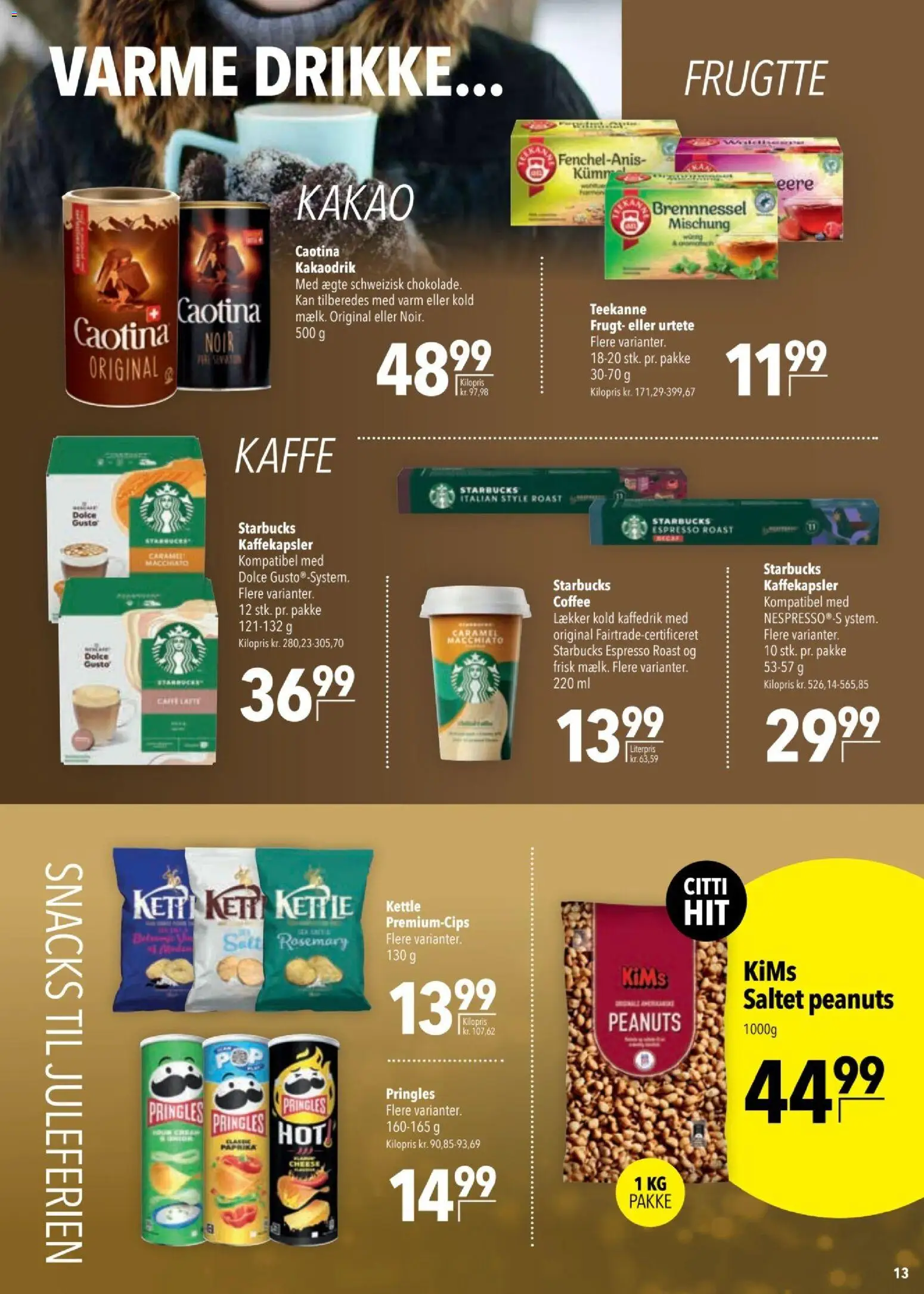 CITTI tilbudsavis – gyldig fra 26.11.2025 | Side: 13 | Produkter: Kaffe, Peanuts, Kakao, Paprika