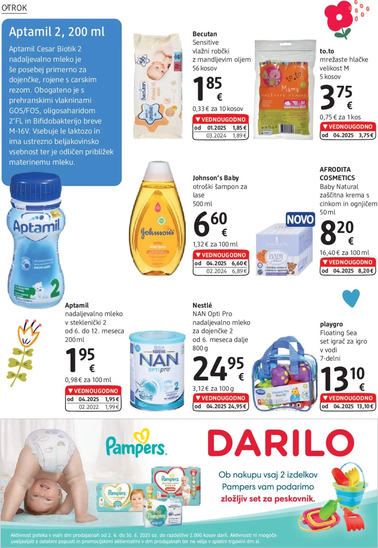 DM Drogerie Markt katalog │ velja od 02.06.2025 | Stran: 26 | Izdelki: Robčki, Sampon, Krema, Mleko