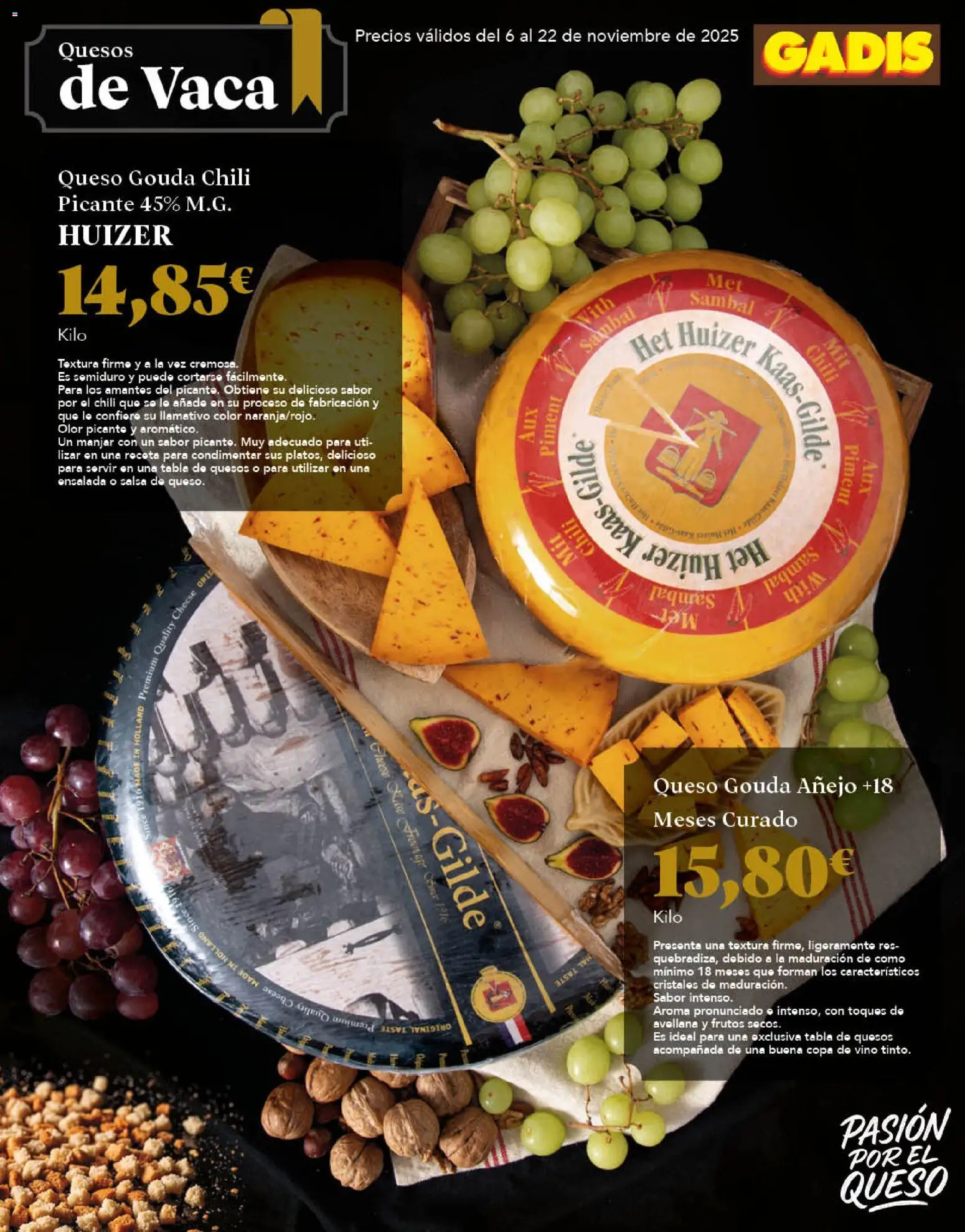Gadis - folleto │ válido desde el 06.11.2025 | Página: 13 | Productos: Queso, Vino, Ensalada, Queso Gouda