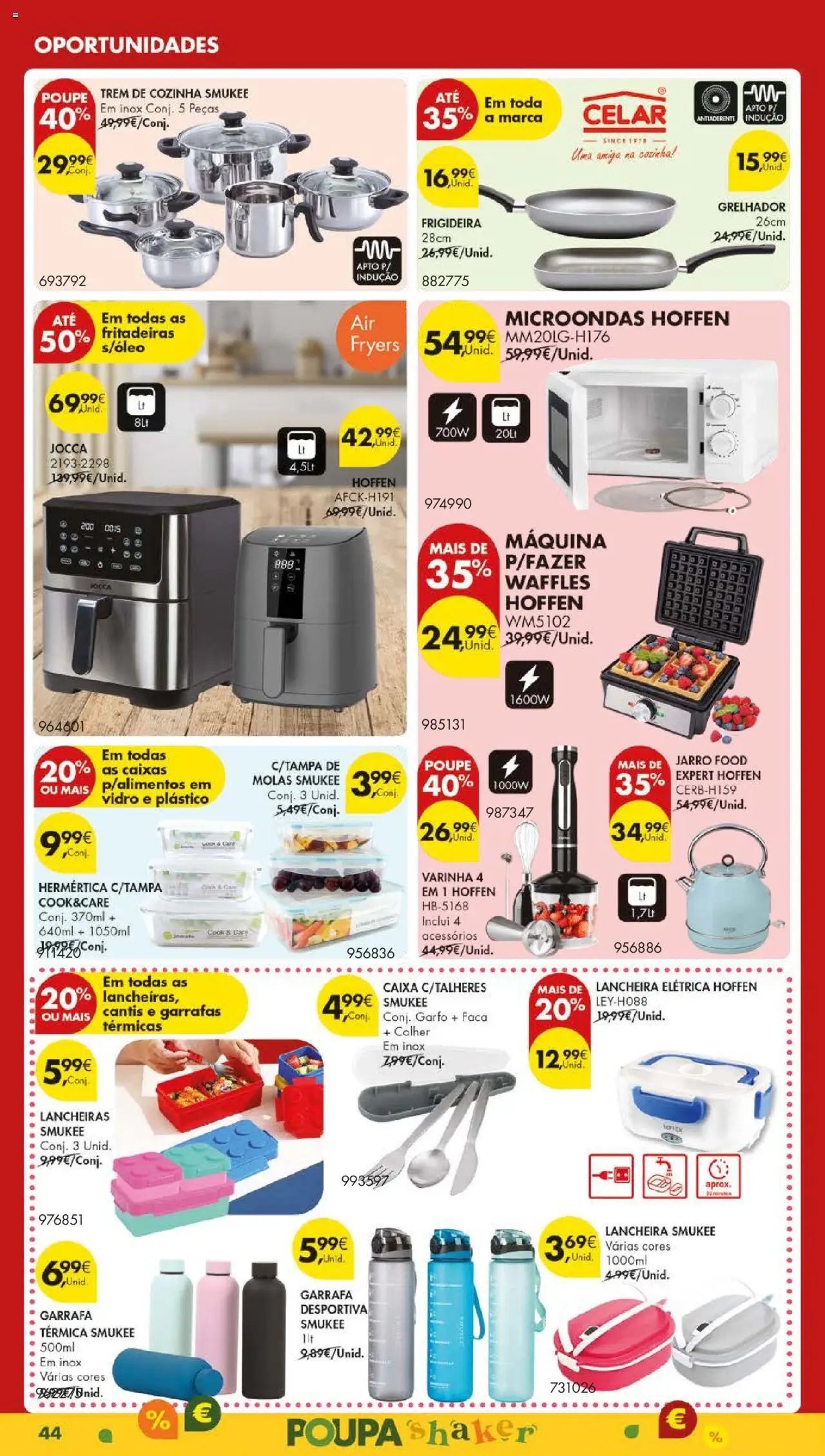 Pingo Doce folheto │ válido de 19.08.2025 | Página: 52 | Produtos: Lancheira elétrica, Frigideira, Microondas, Caixa