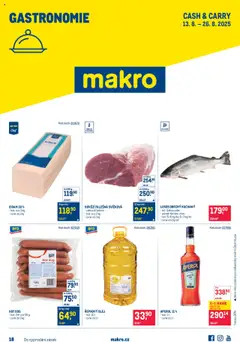 Náhled letáku Makro leták - Gastronomie od 13.08.2025