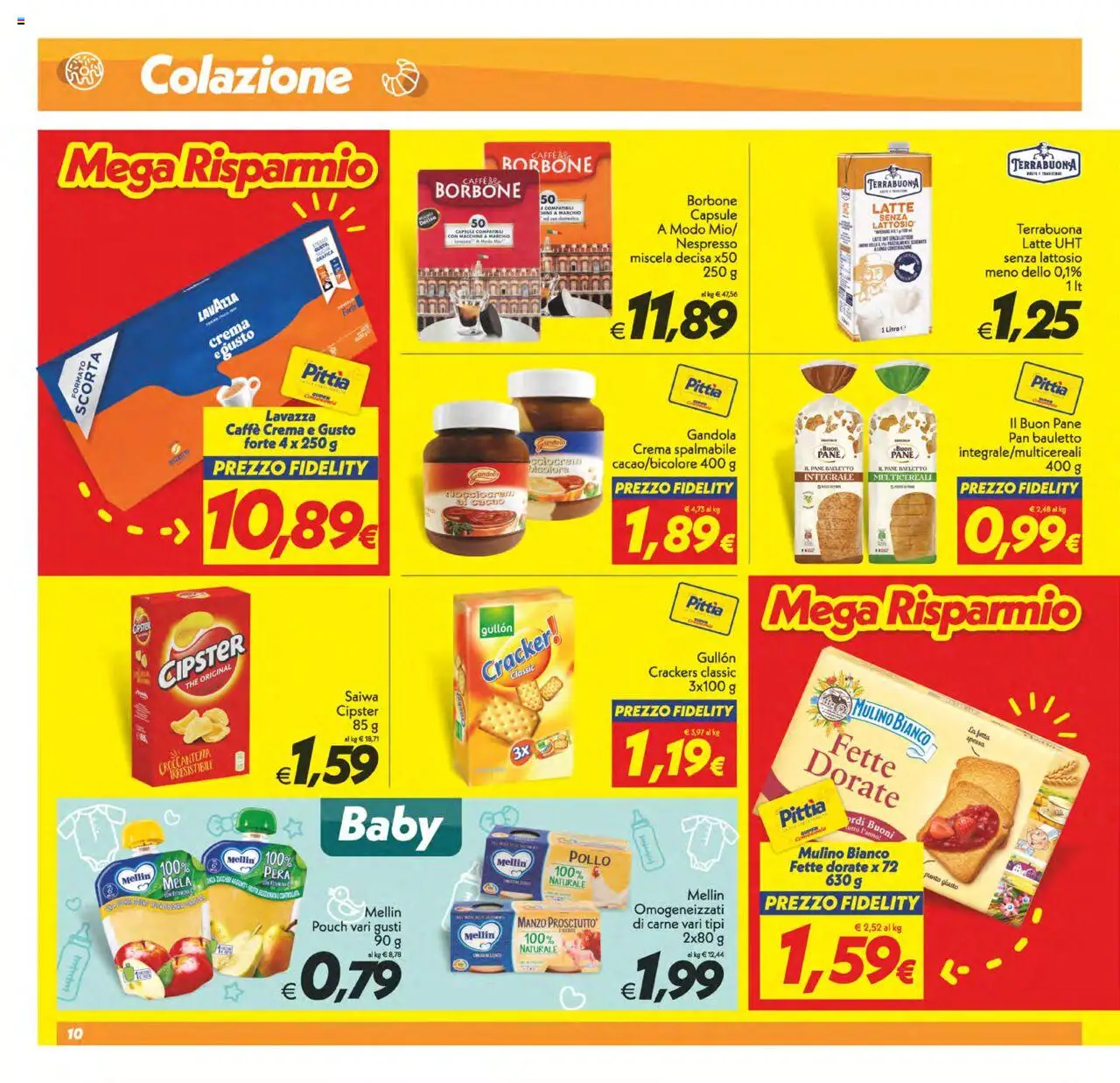 Volantino SuperConveniente del 13.06.2025 | Pagina: 10 | Prodotti: Pane, Pollo, Latte, Crackers