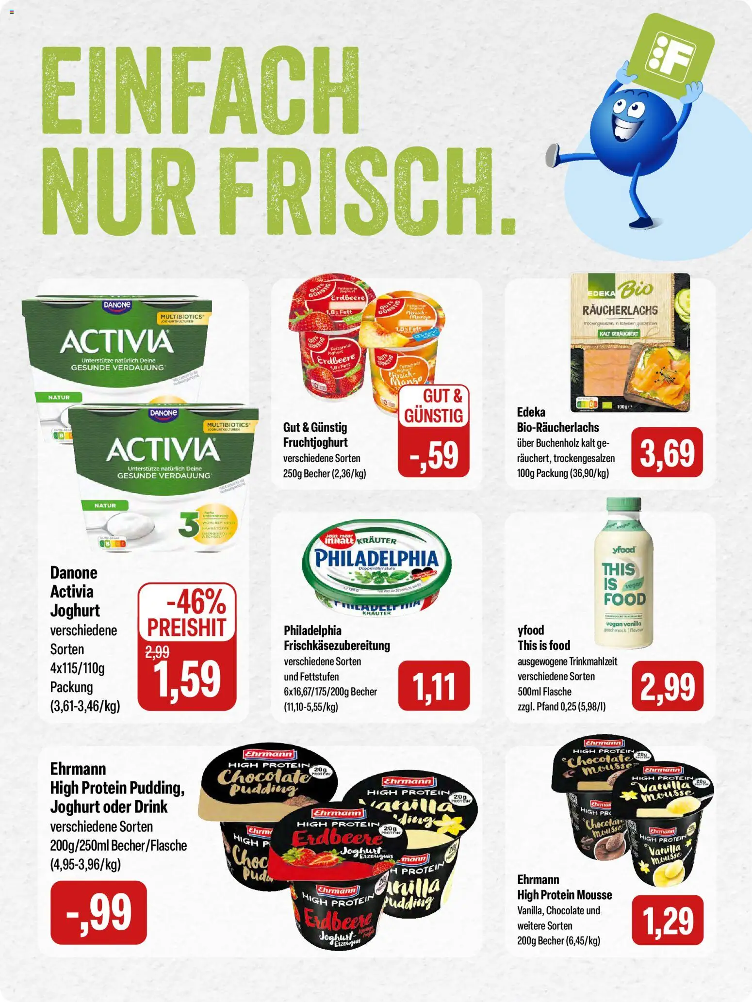 Feneberg Angebote – gültig ab 20.11.2025 | Seite: 6 | Produkte: Activia, Philadelphia, Fruchtjoghurt, Pfirsich