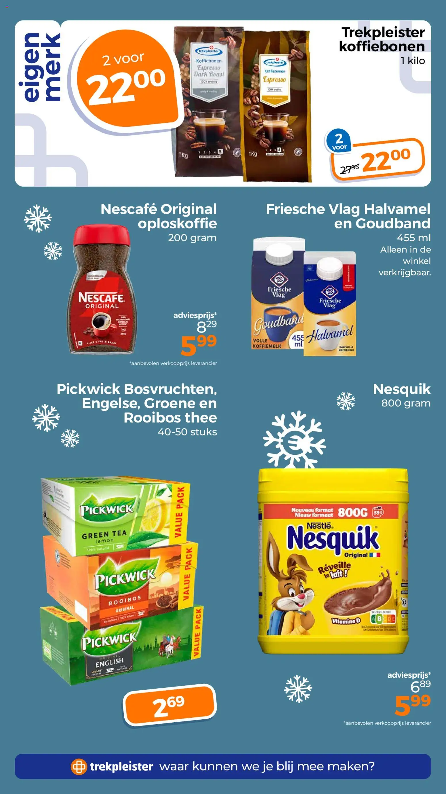 {H1} | Pagina: 58 | Producten: Koffiebonen, Thee, Vitamine D, Nescafe