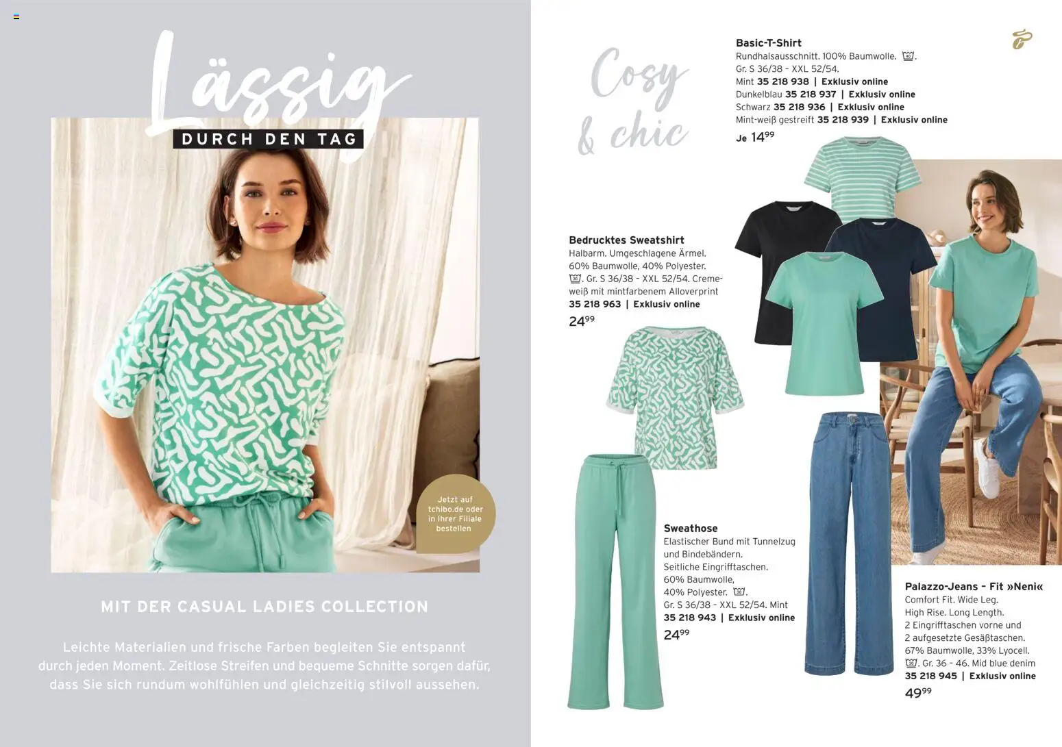 Prospekt Tchibo We love comfort – gültig ab 22.04.2026 | Seite: 13 | Produkte: Sweathose, Sweatshirt, Creme