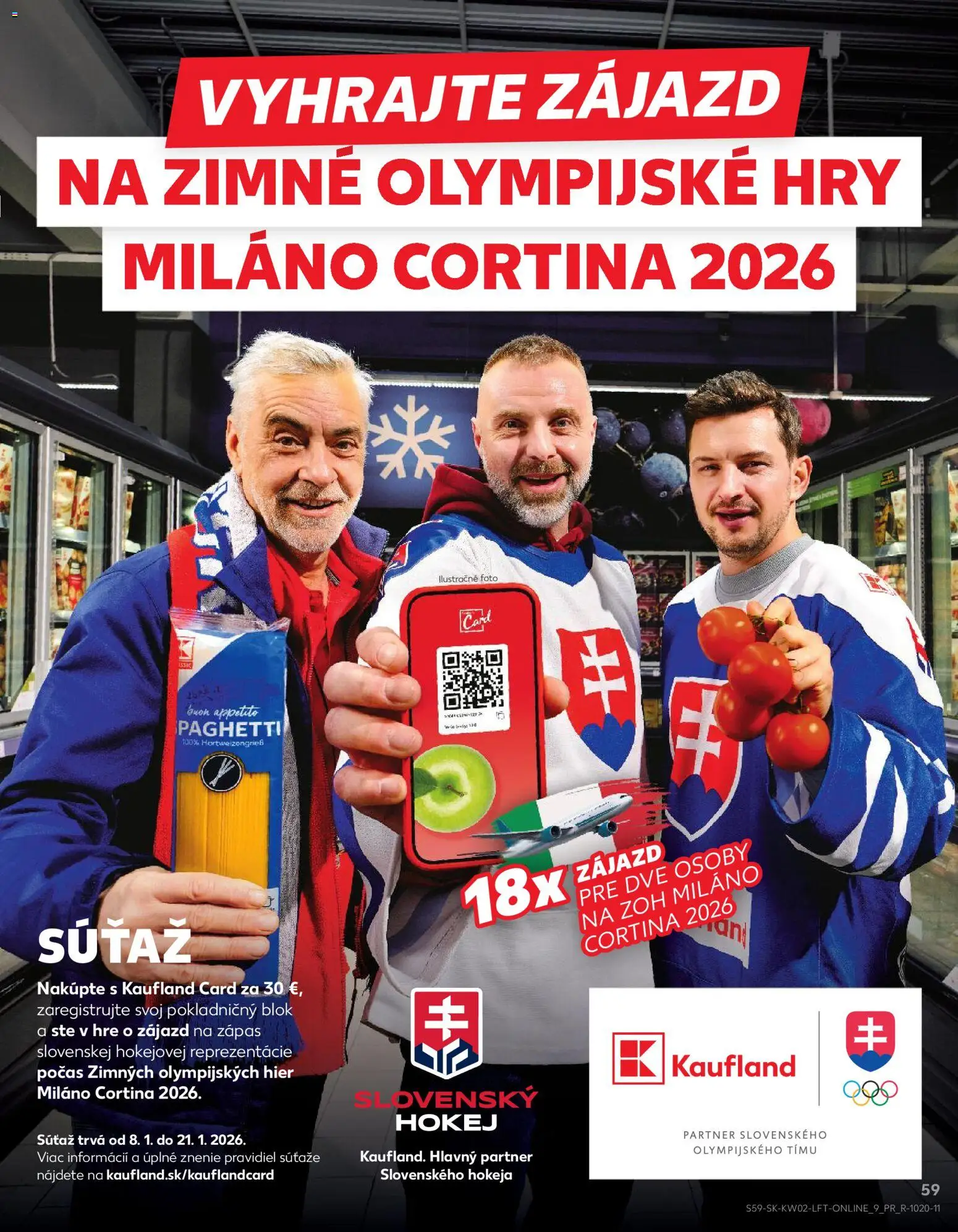 Kaufland SK akciós ujság - amely érvényes a következő dátumtól: 08.01.2026 | Oldal: 59