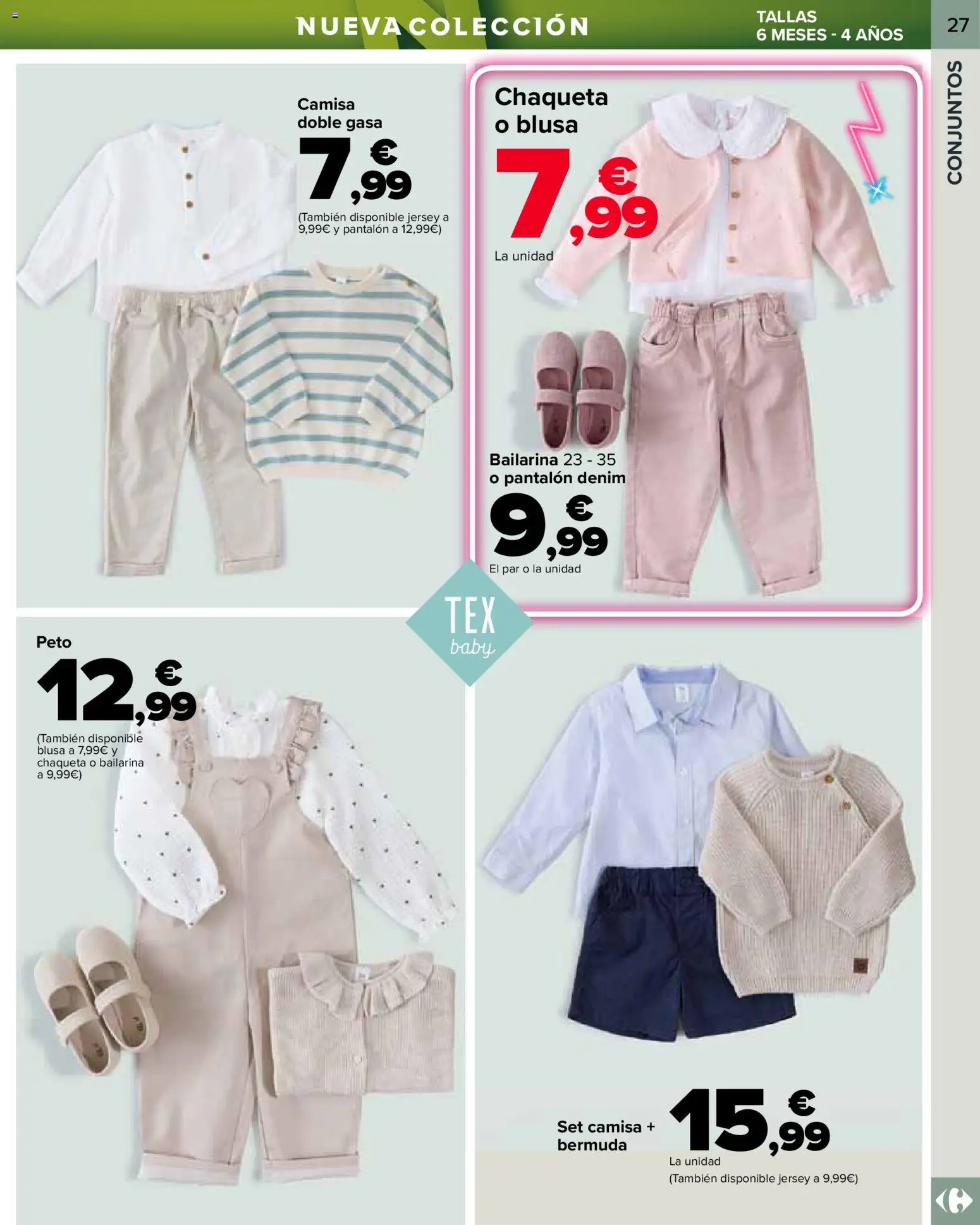 Carrefour Bebé │ válido desde el 25.02.2026 | Página: 27 | Productos: Camisa, Blusa, Chaqueta