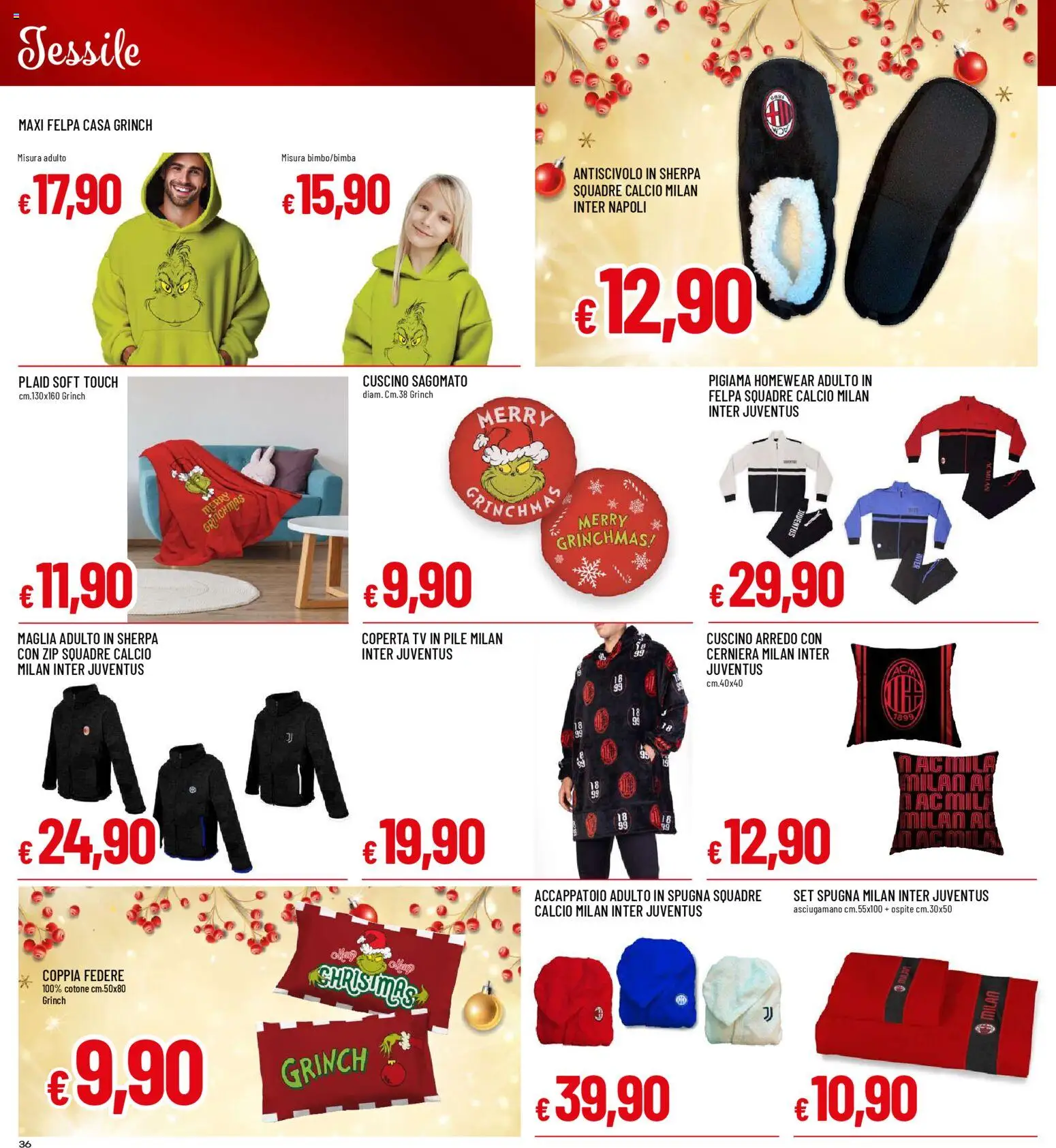 Volantino Galassia del 15.12.2025 | Pagina: 36 | Prodotti: Pile, Felpa, Pigiama, Asciugamano