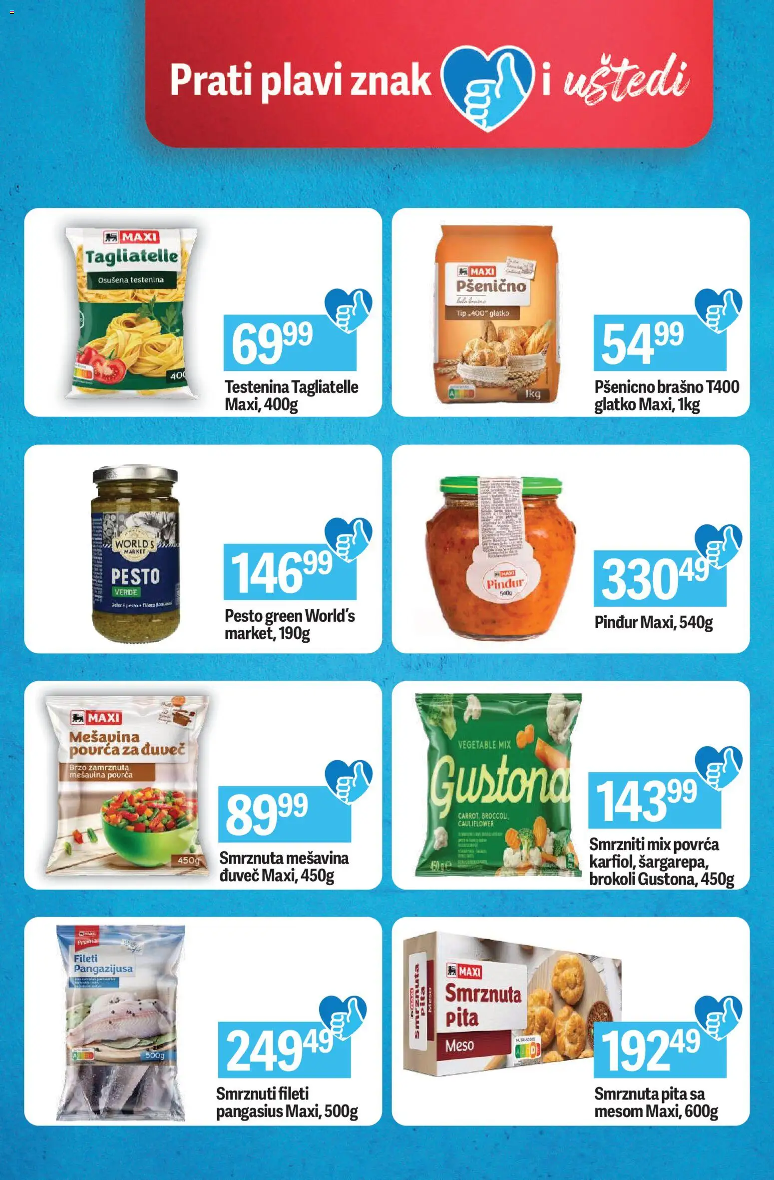 Mega Maxi katalog - važi od 23.10.2025 | Strana: 6 | Proizvode: Testenina, Pesto, Brašno, Pita