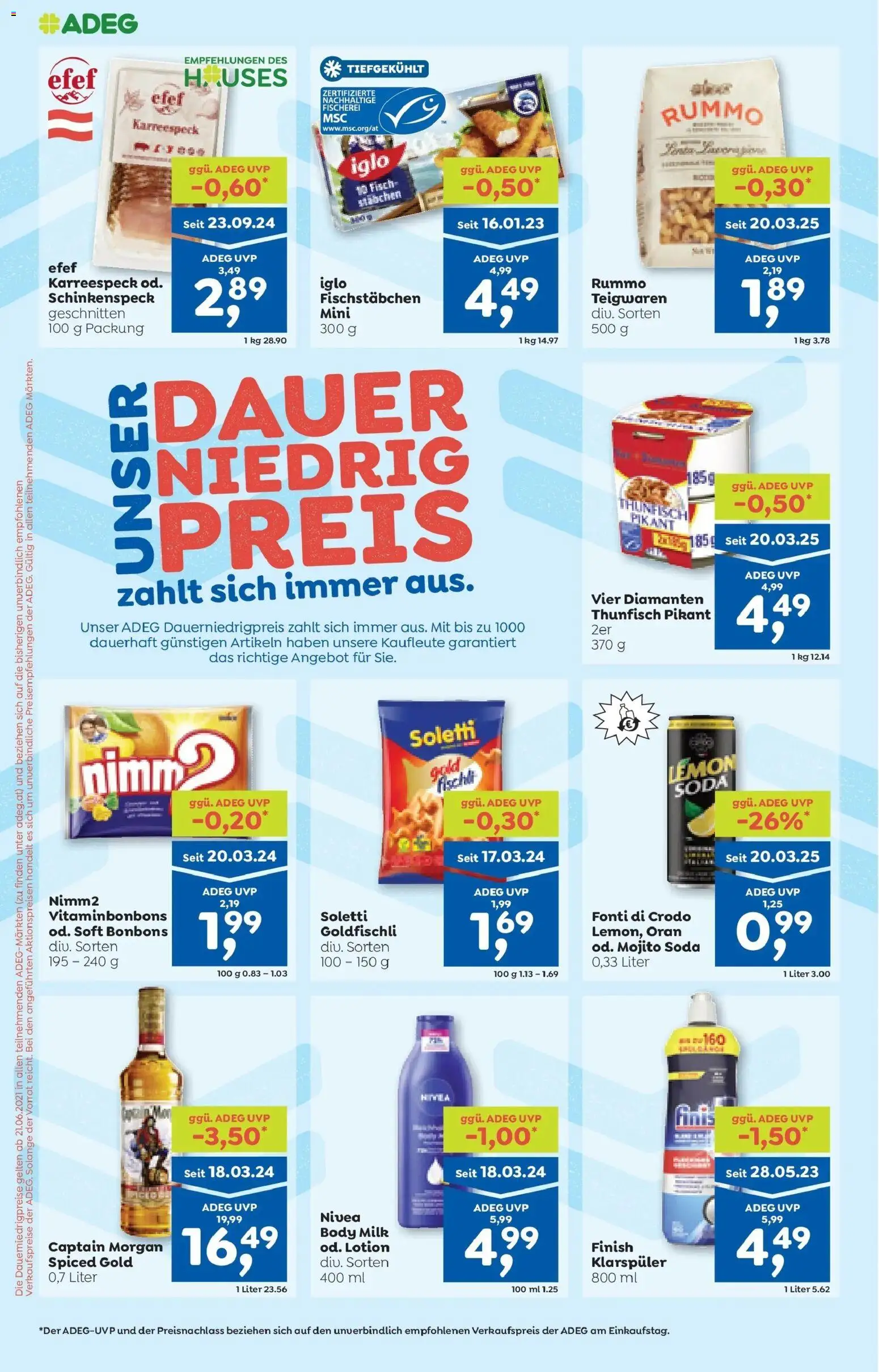 ADEG Wolfurt, Feldkirch gültig ab 22.01.2026 | Seite: 14 | Produkte: Klarspüler, Fisch