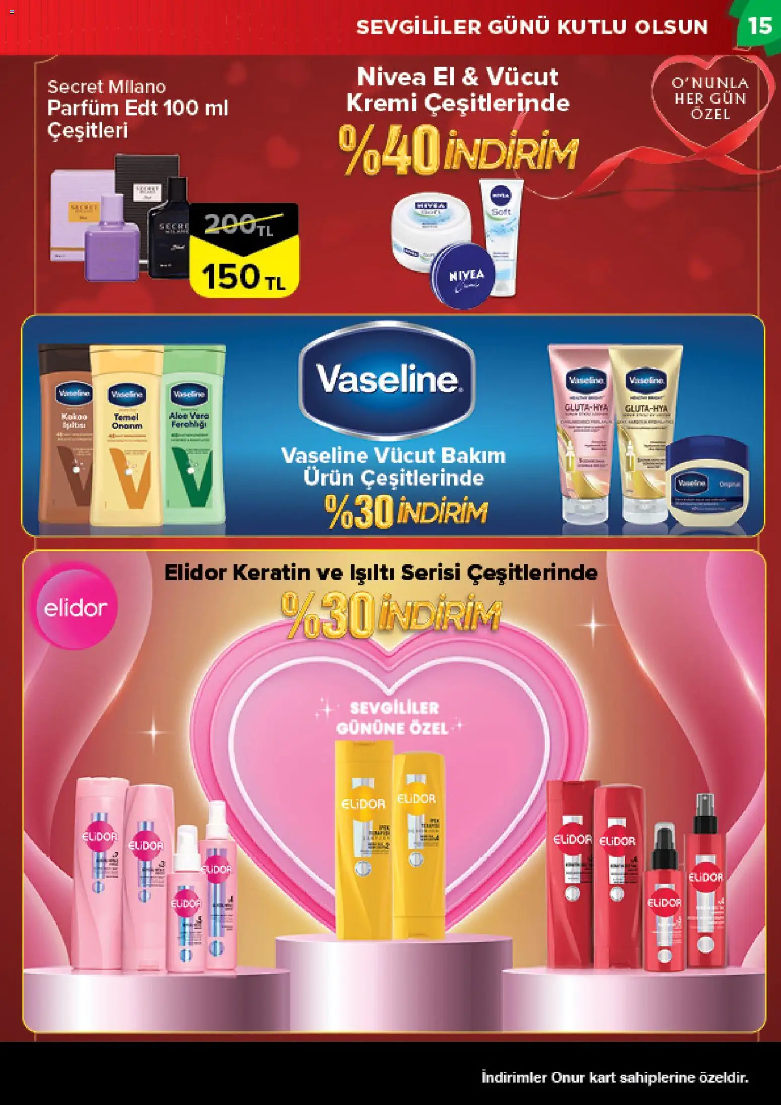 Onur Market Katalog - Bursa - 10.02.2026 tarihinden itibaren geçerlidir | Sayfa: 15