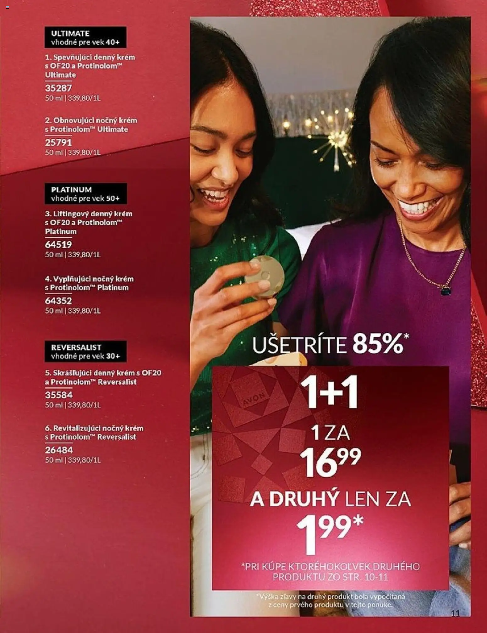 Nové Avon akcie – leták je platný od 01.12.2025 | Strana: 11 | Produkty: Krém