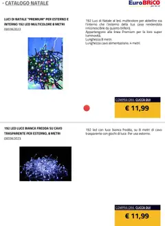 Anteprima del volantino Eurobrico Natale catalogo valido a partire dal 23.07.2025 | Pagina: 18 | Prodotti: Cavo