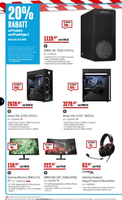 Interdiscount Aktionen ab 06.10.2025 gültig | Seite: 10 | Produkte: Headset, Monitor, HP