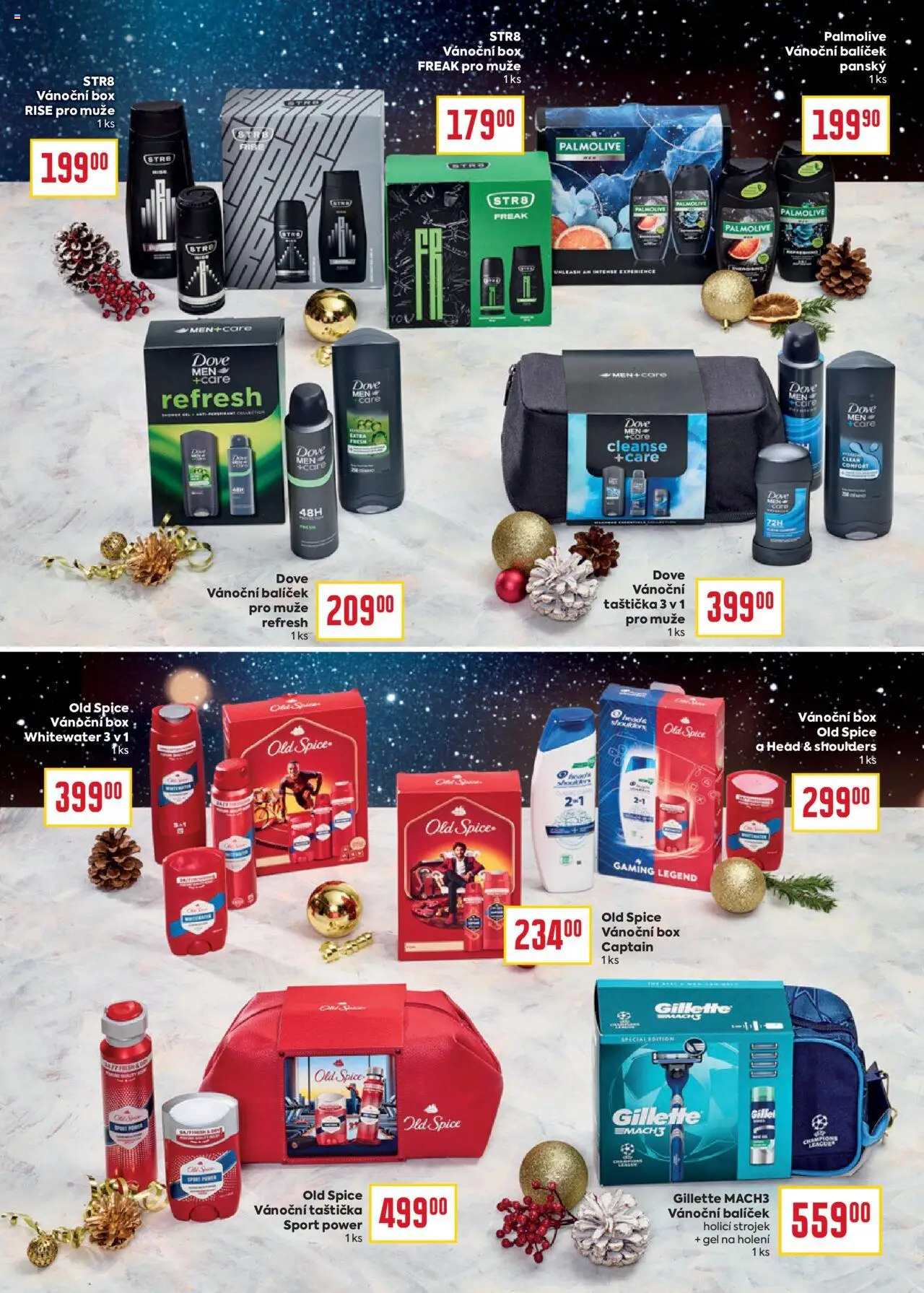 Billa leták - Vánoce Dry od 22.10.2025 | Strana: 7 | Produkty: Box, Gel na holení, Old Spice, Dove