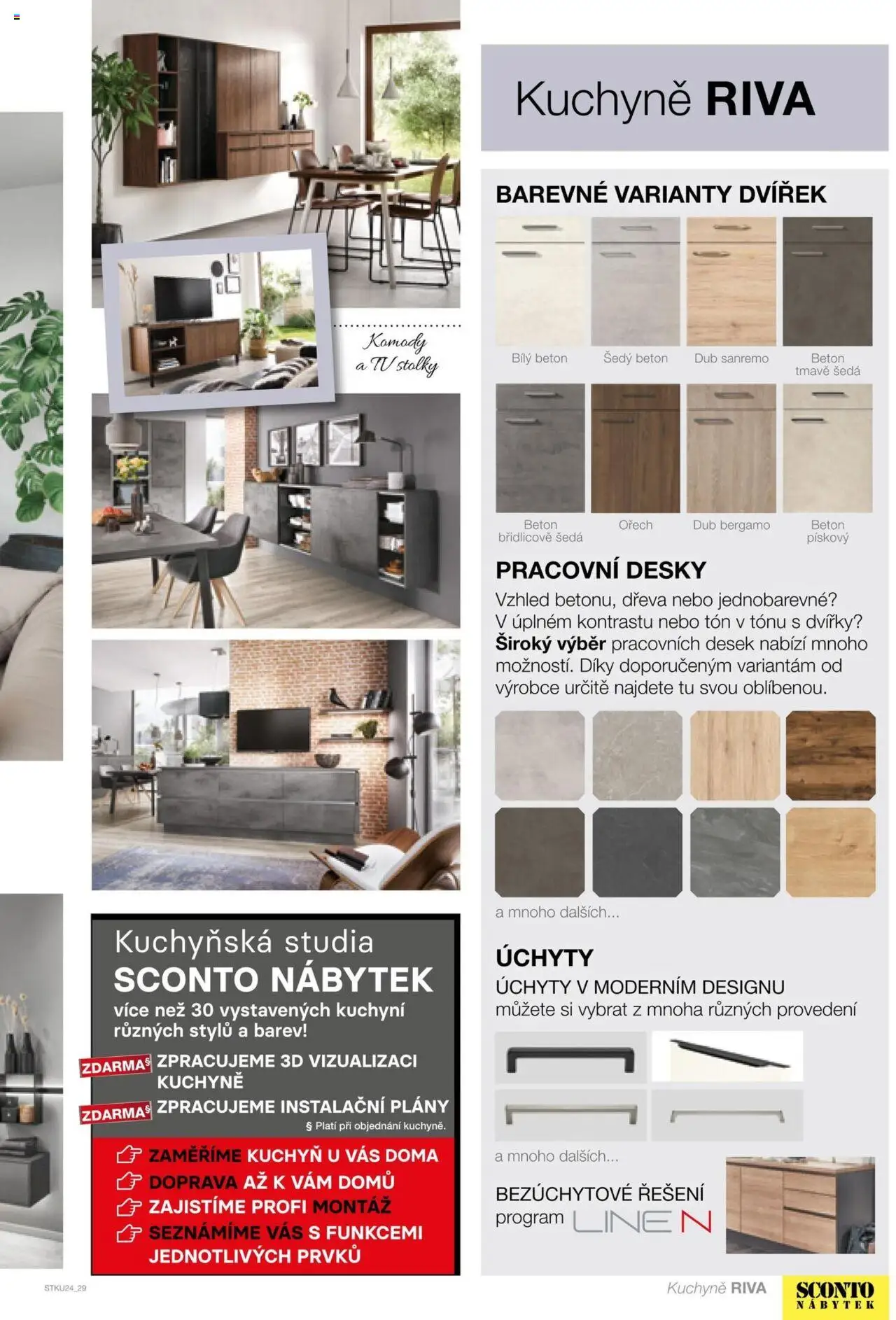 Sconto nábytek katalog - Kuchyně od 01.01.2025 | Strana: 29 | Produkty: Tv, Nábytek, Desky, Kuchyně