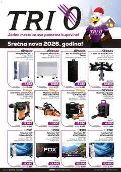 Tri O katalog - pregled Tri O kataloga - važi od 15.12.2025