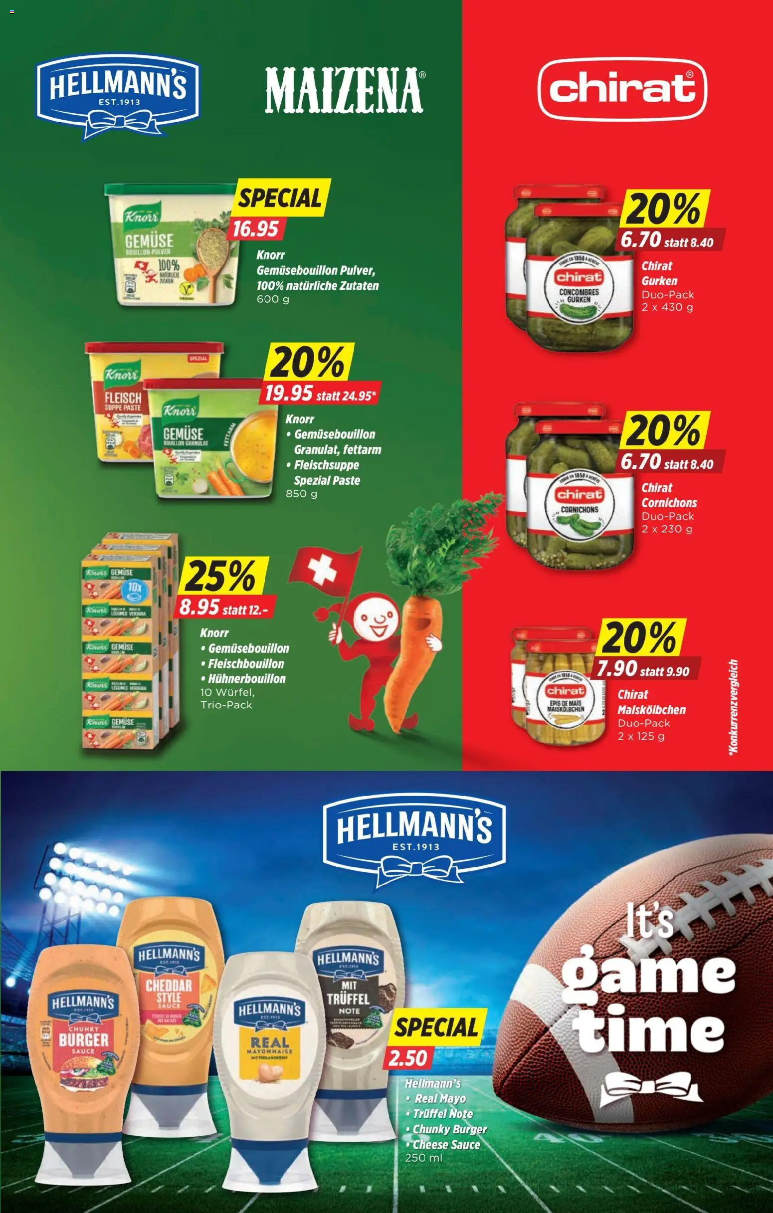 Denner Aktionen – gültig ab 27.01.2026 | Seite: 11 | Produkte: Pulver, Gemüse, Mayonnaise, Gurken