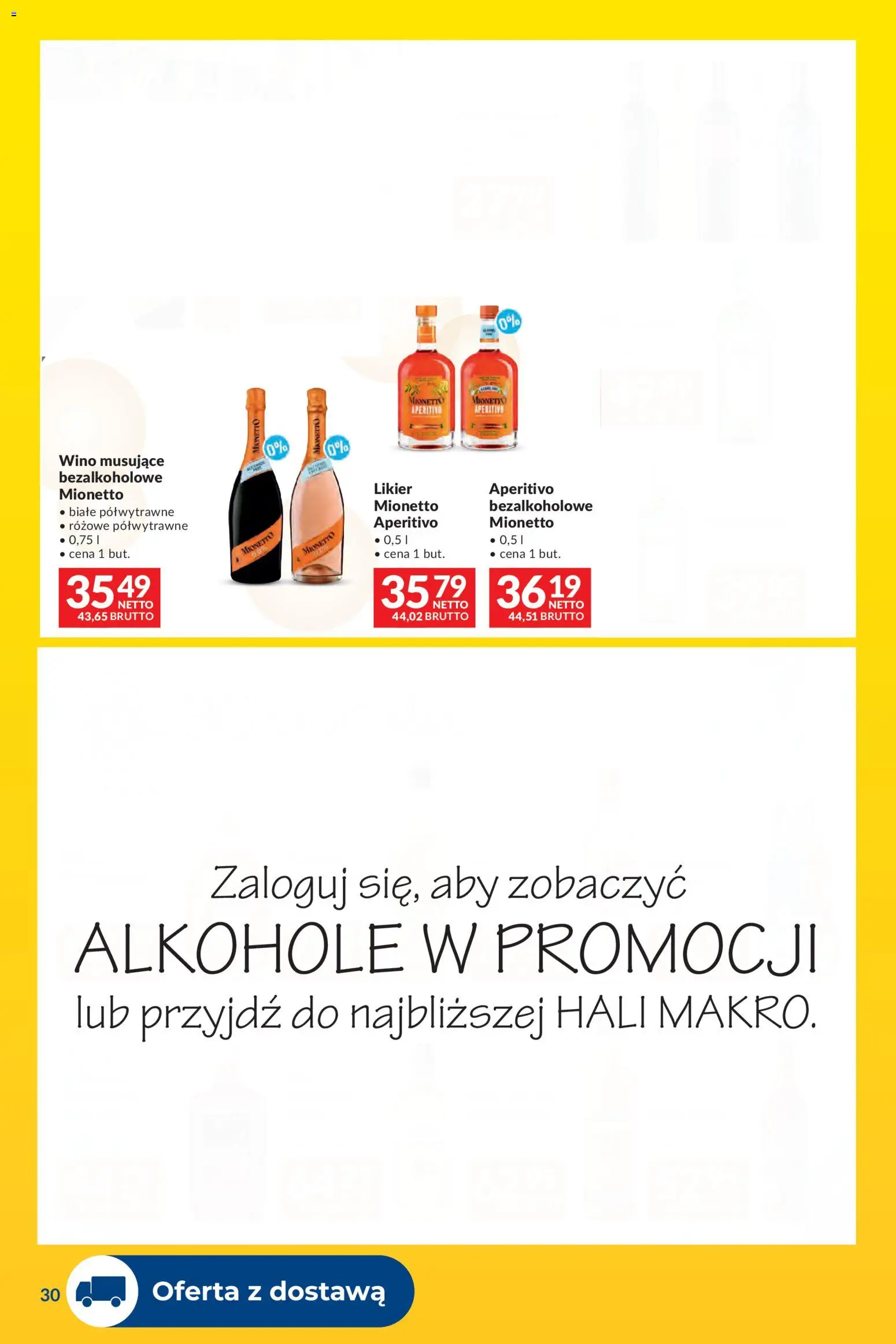 Makro gazetka - Dostawy dla gastronomii od 03.04.2026 | Strona: 30 | Produkty: Wino