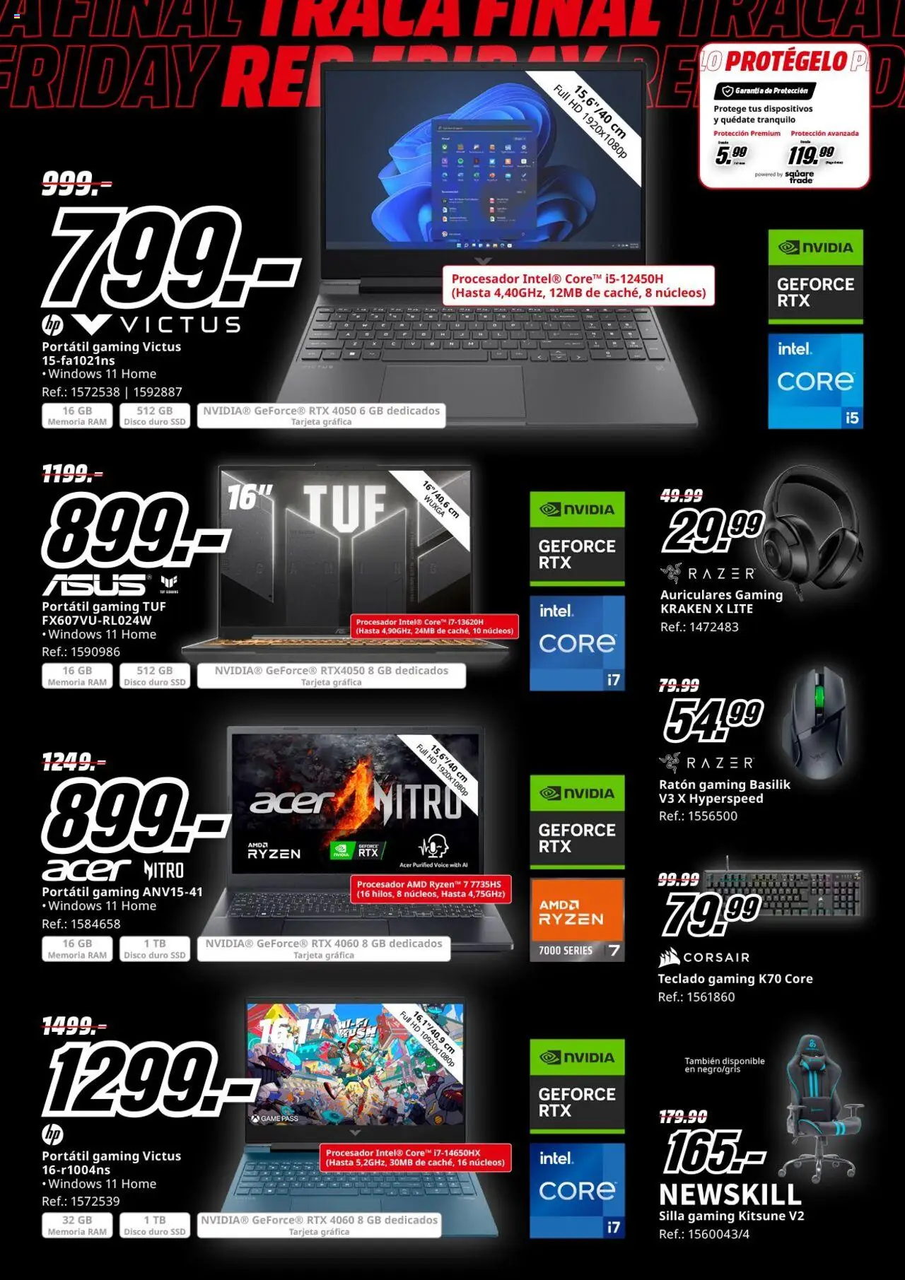 Media Markt folleto │ válido desde el 23.06.2025 | Página: 9 | Productos: Ratón gaming, Teclado gaming, Auriculares, Silla