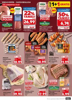 Kaufland gazetka - Super Sobota od 02.08.2025 | Strona: 22 | Produkty: Karta, Kurczak, Mięso mielone, Wieprzowina
