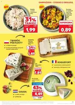 Kaufland gazetka od 17.07.2025 | Strona: 23 | Produkty: Karta, Twaróg półtłusty, Twaróg, Ser gouda