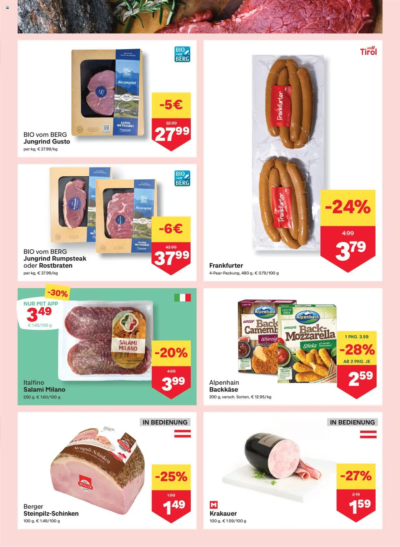 MPREIS Dellach im Drautal gültig ab 23.10.2025 | Seite: 3 | Produkte: Salami