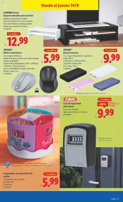 Lidl catálogo de bazar VAL │ válido desde el 11.08.2025 | Página: 19 | Productos: Monitor, Peso, Caja, Batería
