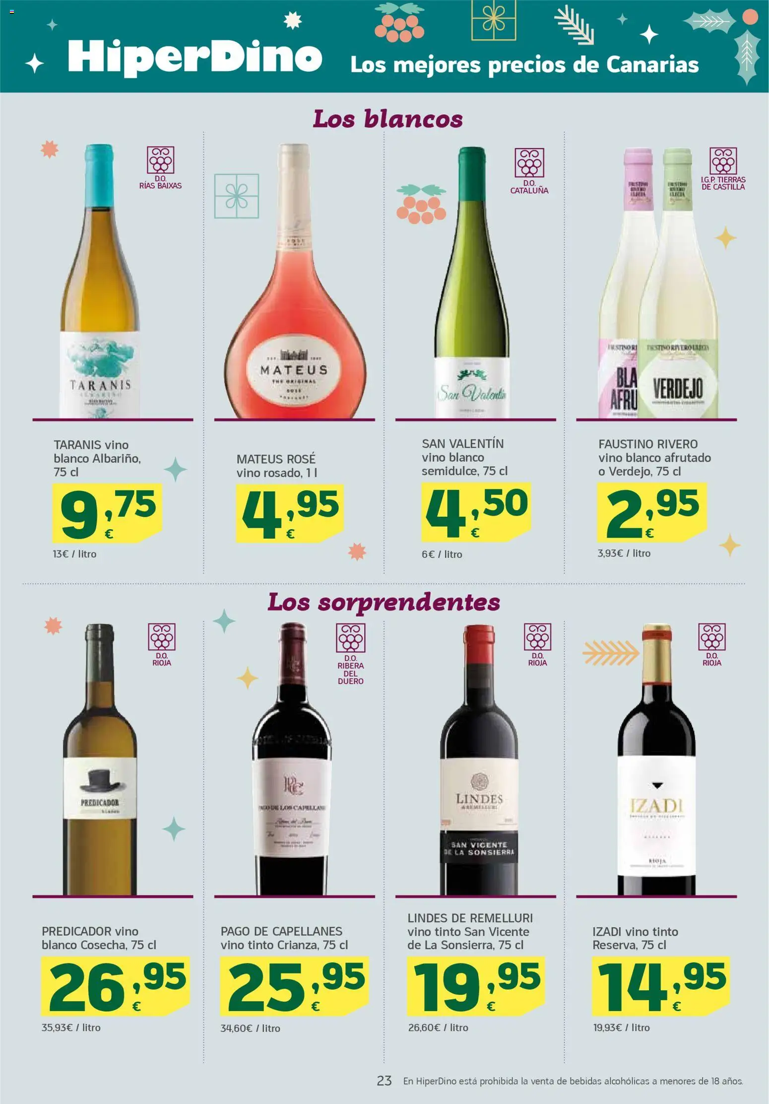 HiperDino folleto │ válido desde el 25.11.2025 | Página: 23 | Productos: Vino