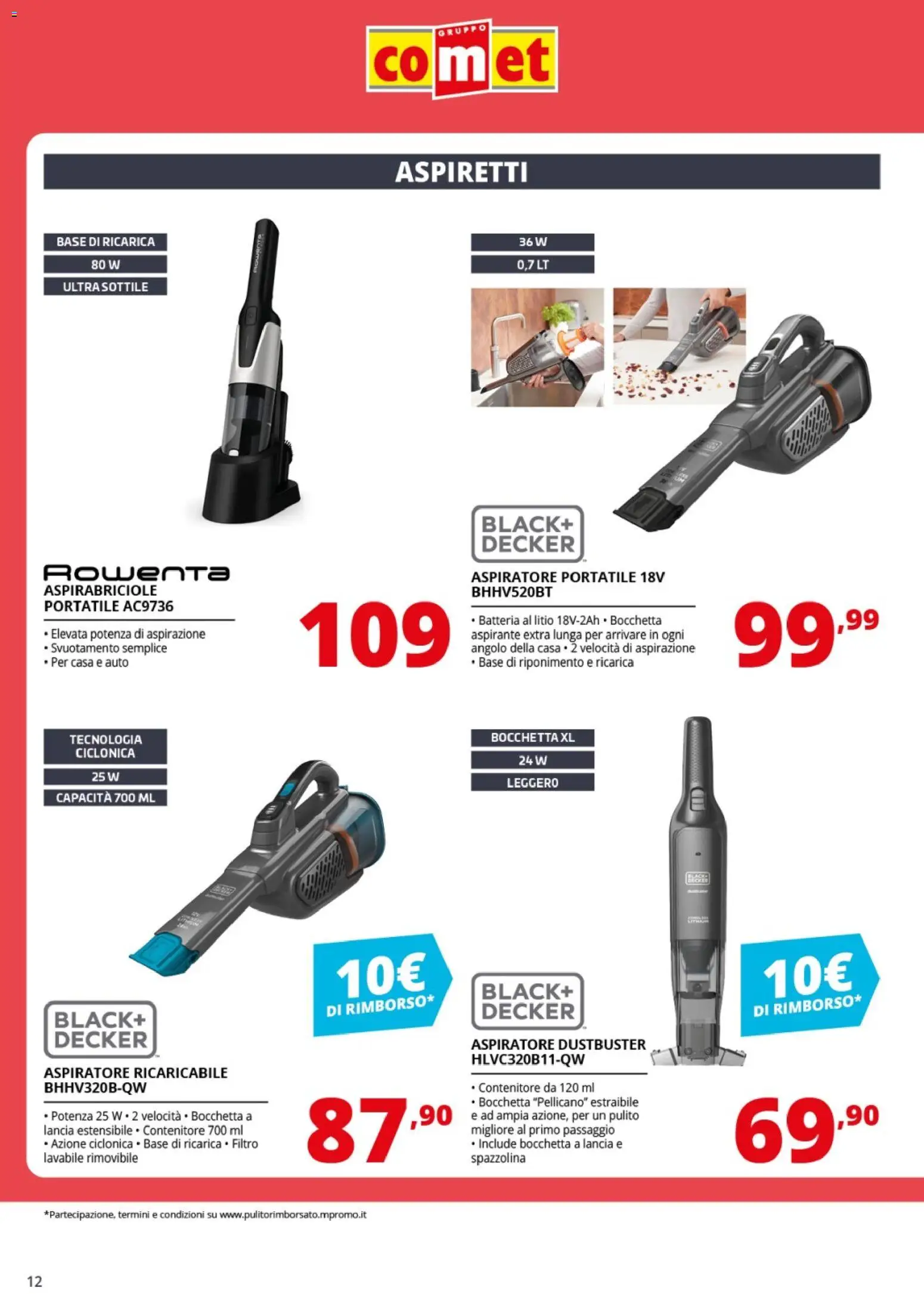 Volantino Comet del 13.04.2026 | Pagina: 12 | Prodotti: Contenitore, Batteria