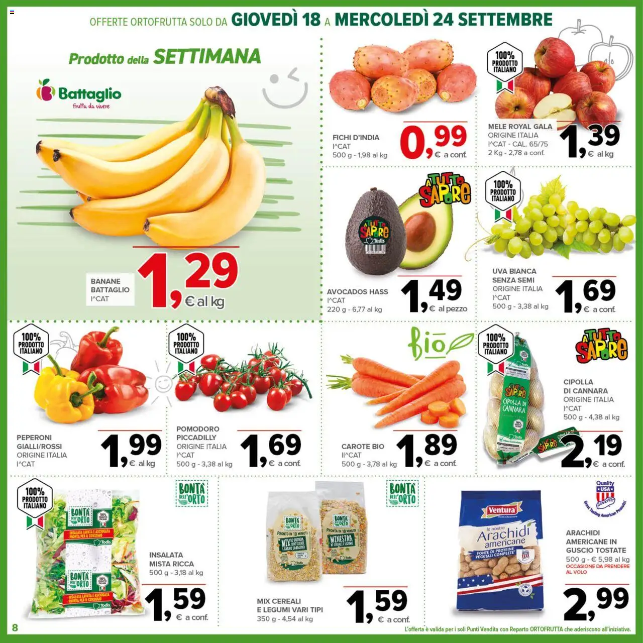 Volantino Todis del 18.09.2025 | Pagina: 8
