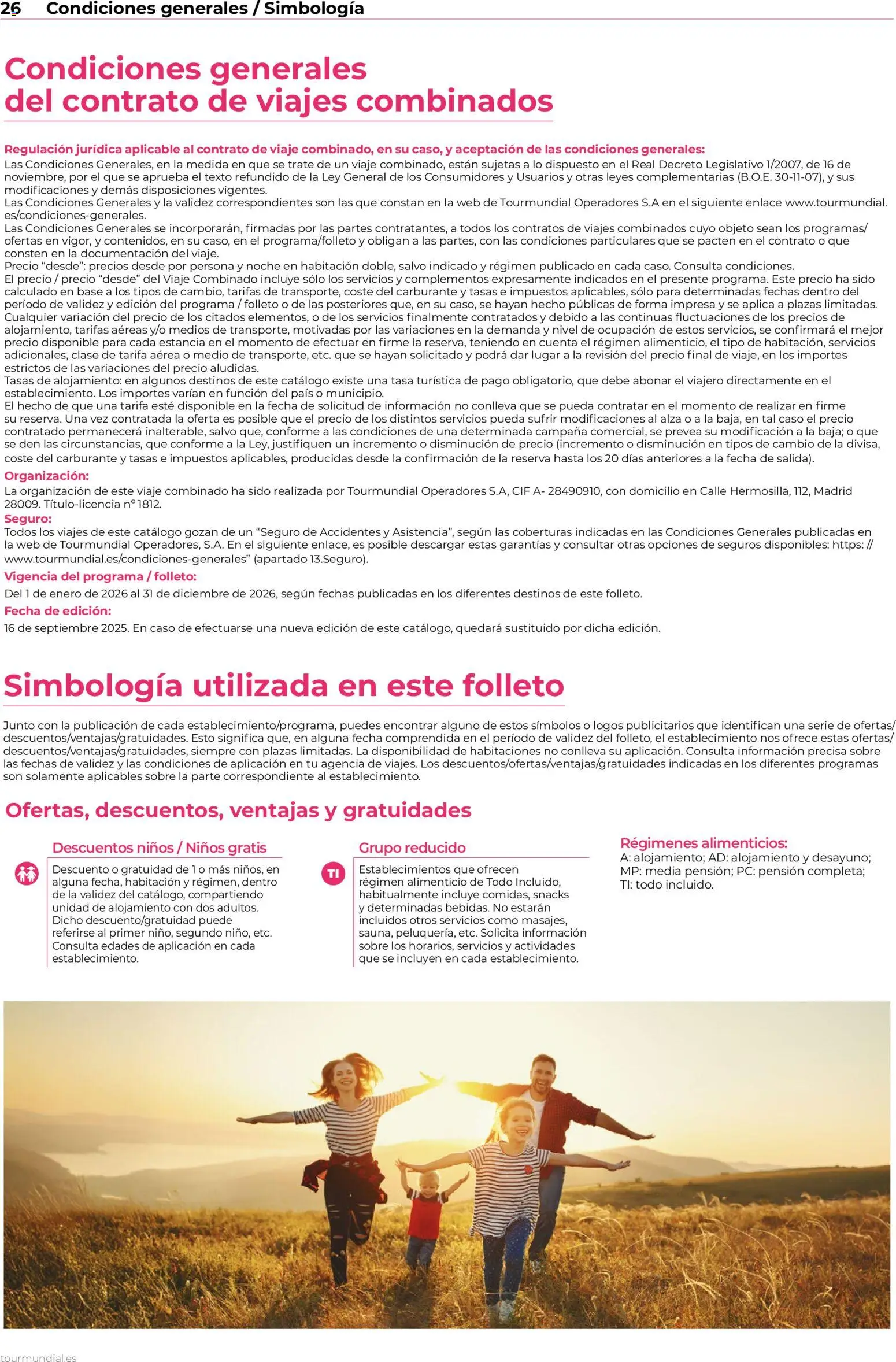 Viajes El Corte Inglés Especial familias │ válido desde el 28.04.2026 | Página: 26