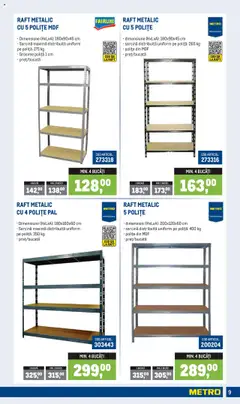 Ofertele Metro valabile de la 01.10.2025 | Pagină: 9 | Produse: Raft