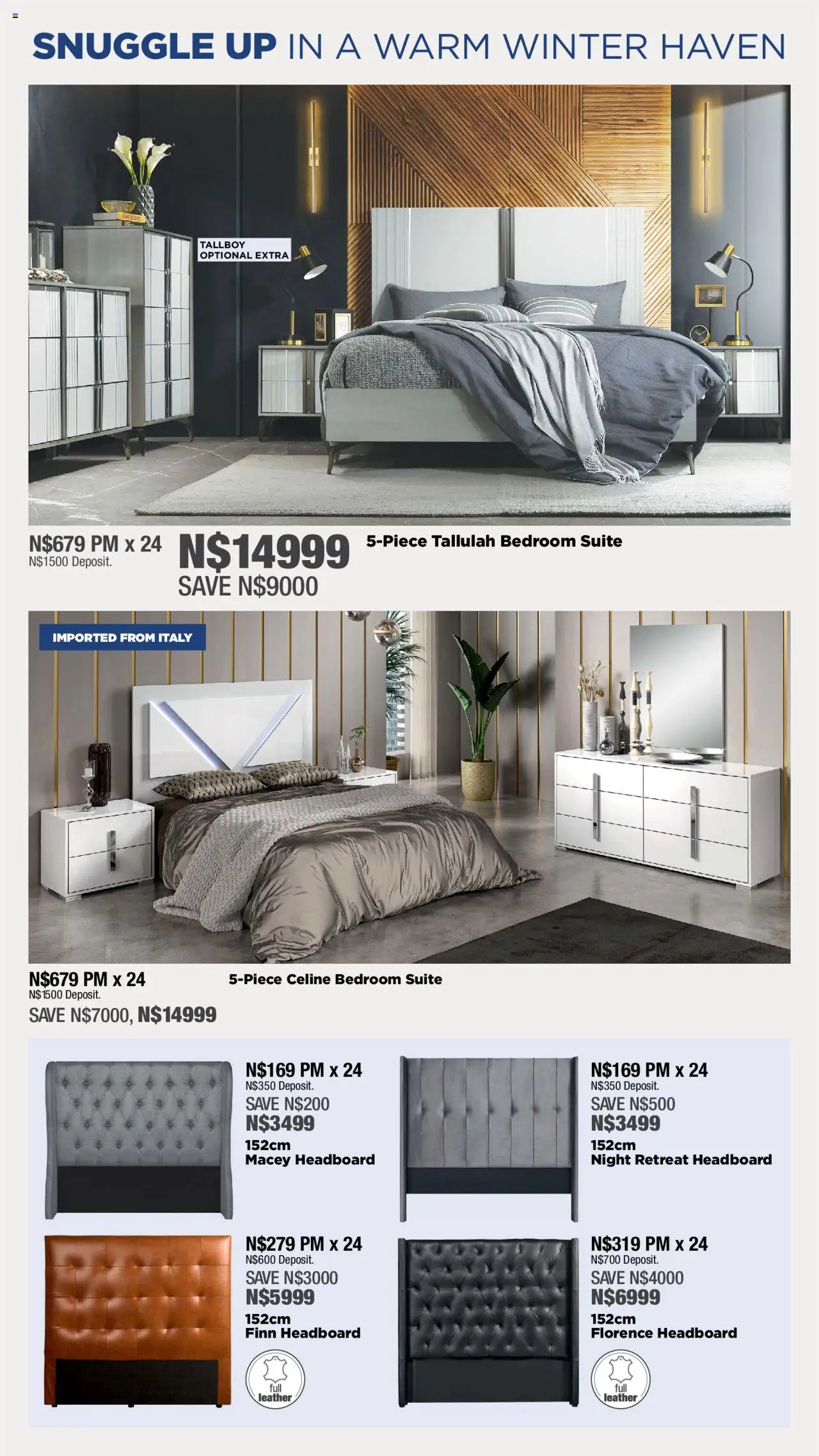 House and Home - Namibia Catalogue │ valid from 09.06.2025 | Page: 15 | Products: Headboard