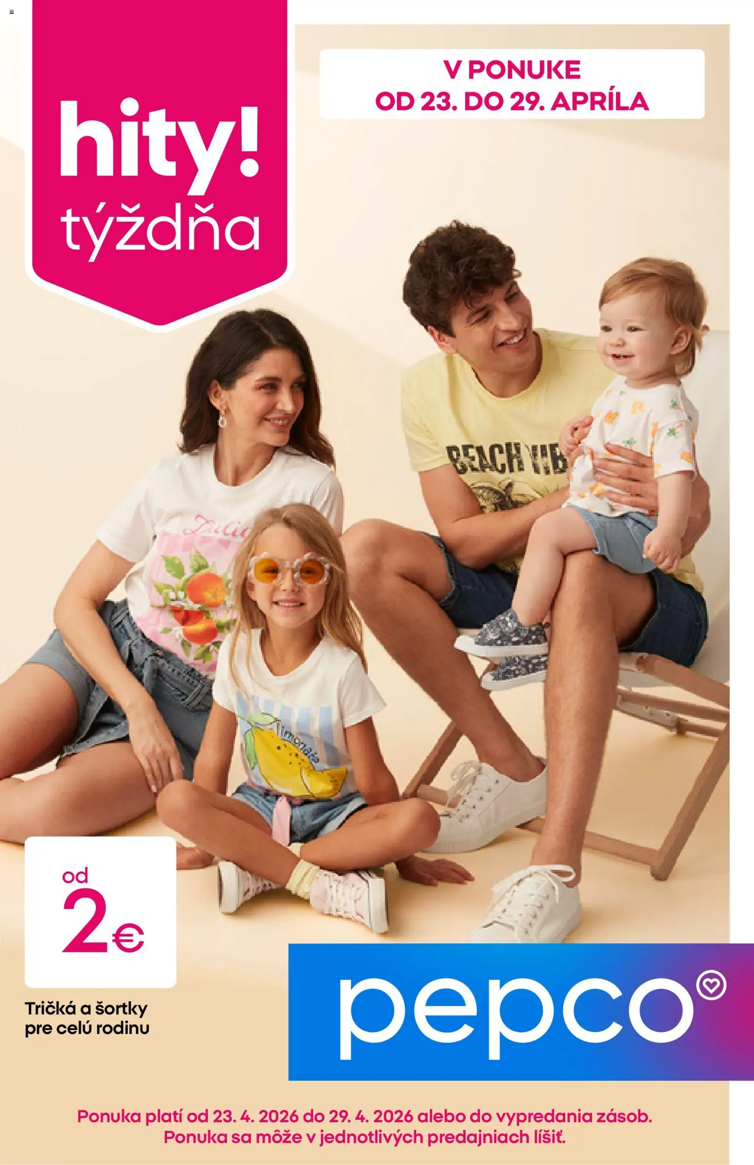 Pepco leták od 23.04.2026 » Pozrite si limitované zľavy a ušetrite ešte dnes! | Slovensko
