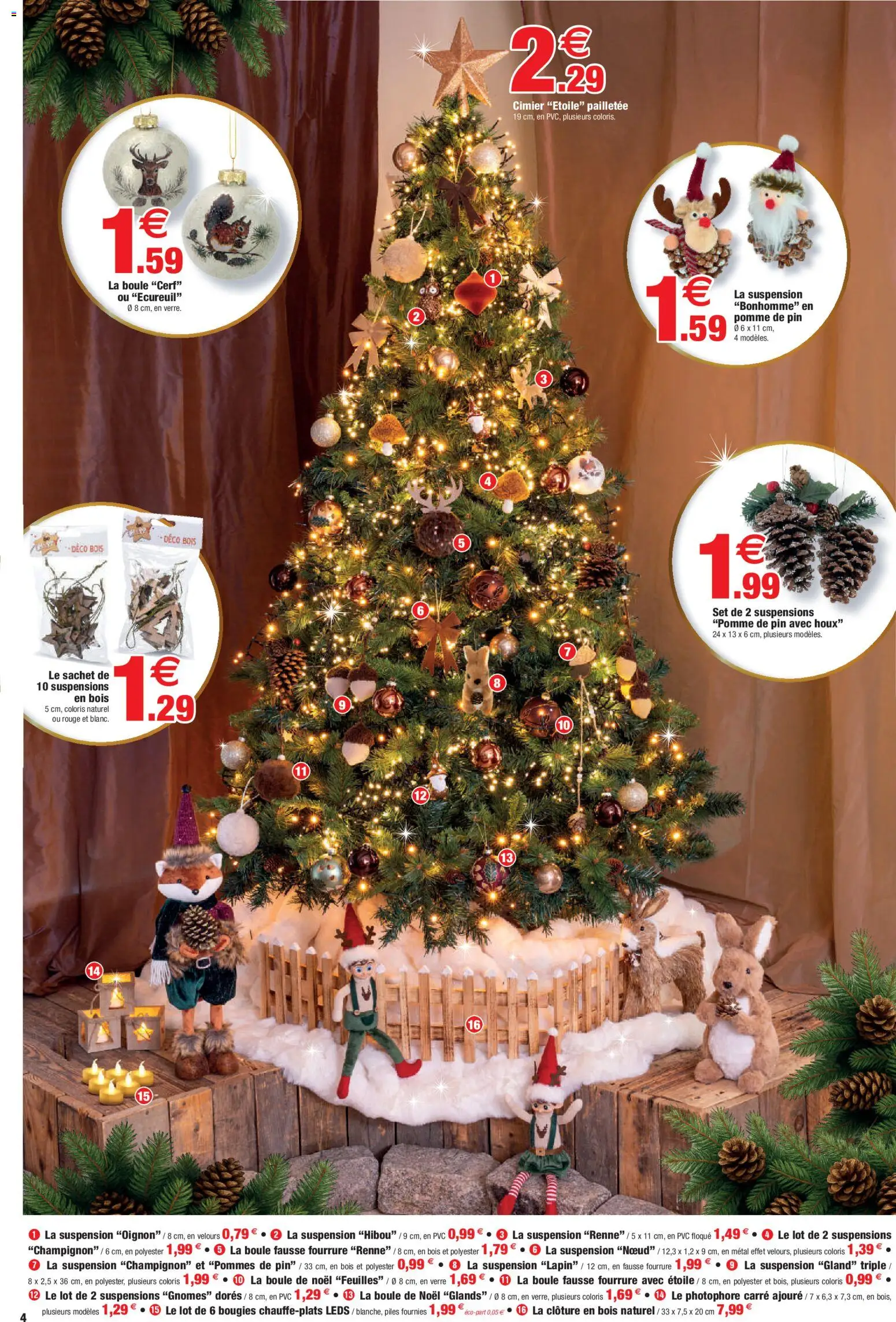 {H1} | Page: 4 | Produits: Lapin, Oignon, Champignon, Piles