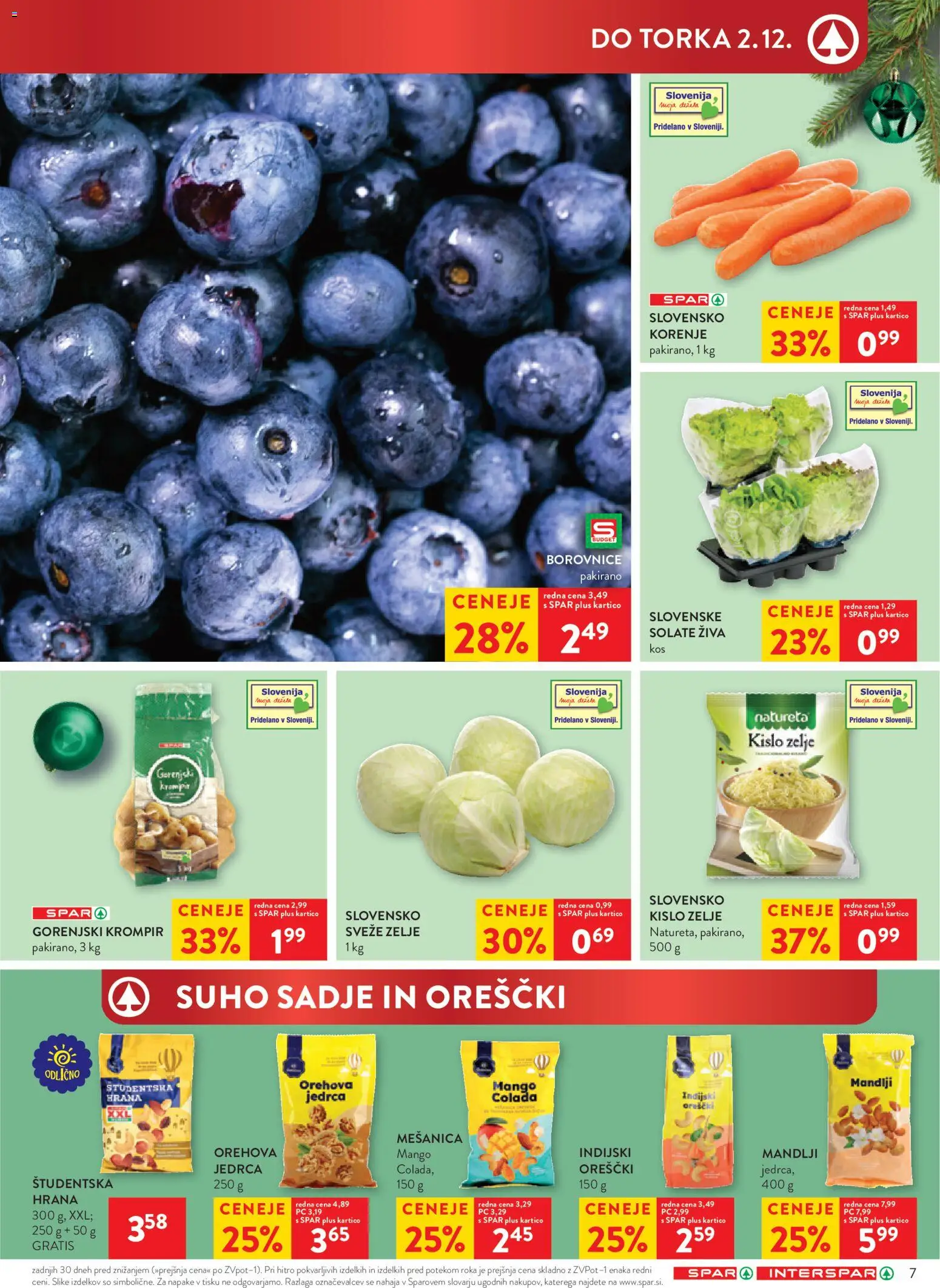 Novi Spar katalog ponudbe – veljaven od 26.11.2025 | Stran: 7