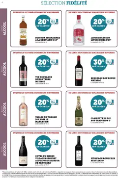 Hyper U - Prévisualisation de Hyper U - Ma Sélection Carte U Octobre valide à partir de 20.10.2025 | Page: 32 | Produits: Alcool, Litchi, Liqueur, Clairette de die