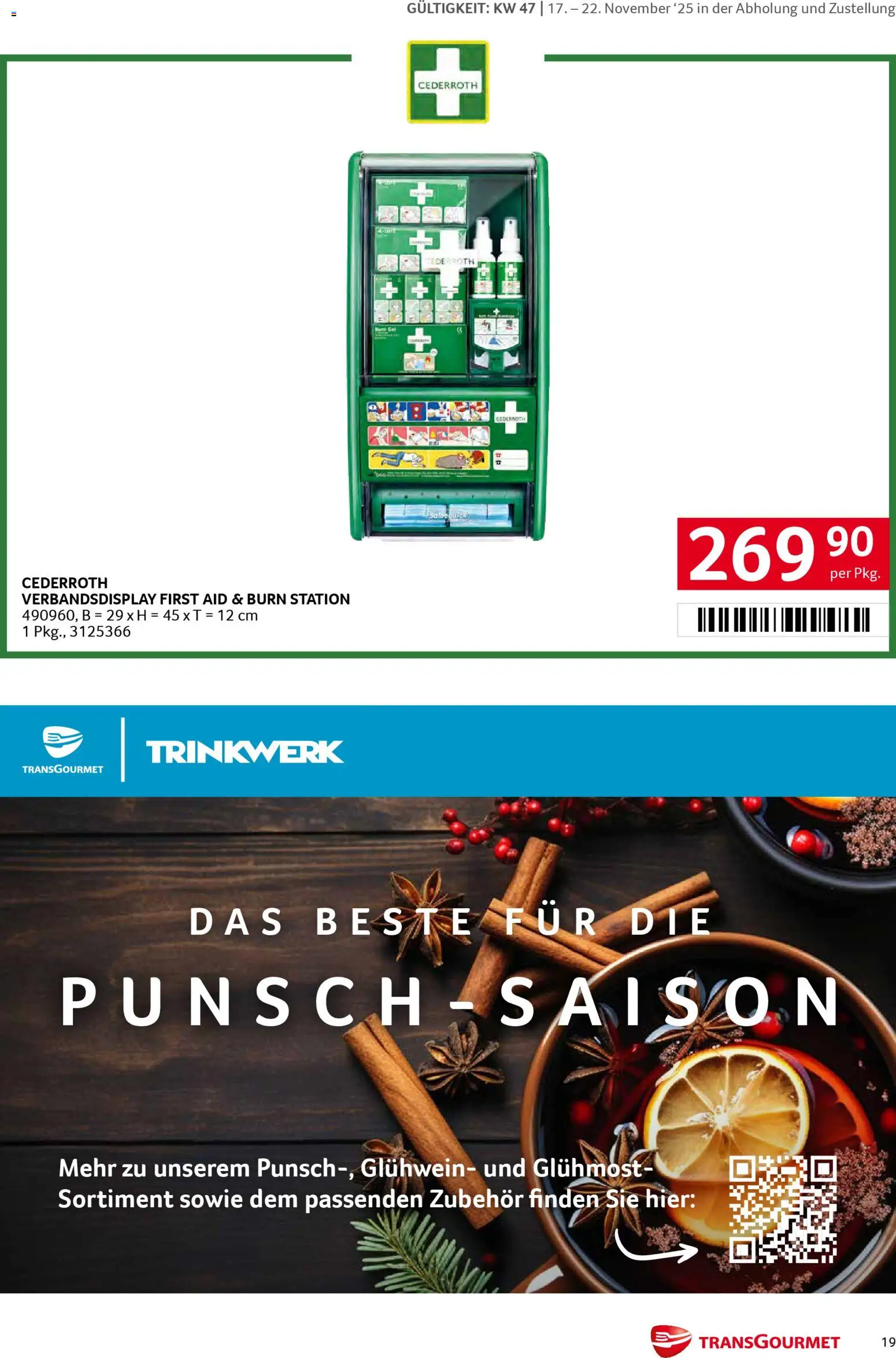Transgourmet Markenfestwoche gültig ab 17.11.2025 | Seite: 19
