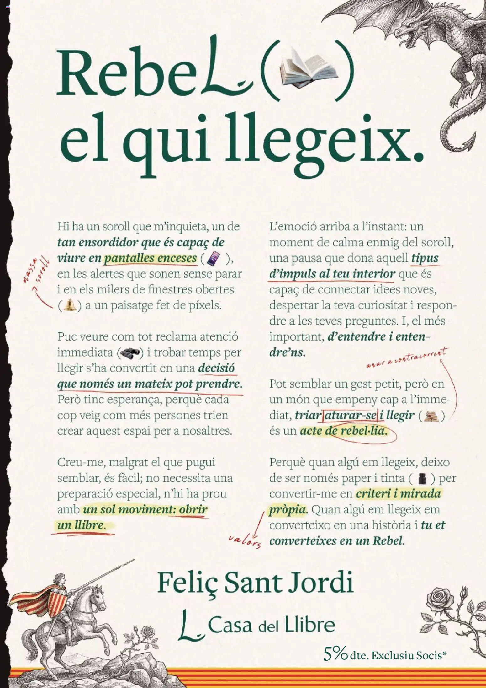 Casa del libro Rebel el qui llegeix │ válido desde el 01.04.2026 | Página: 1