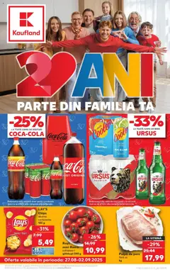 Catalog Kaufland - Viseu de Sus – previzualizare al pliantului de la Kaufland valabil de la 27.08.2025
