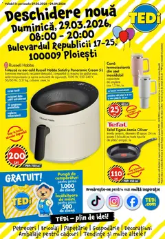 Ofertele TEDi valabile de la 29.03.2026