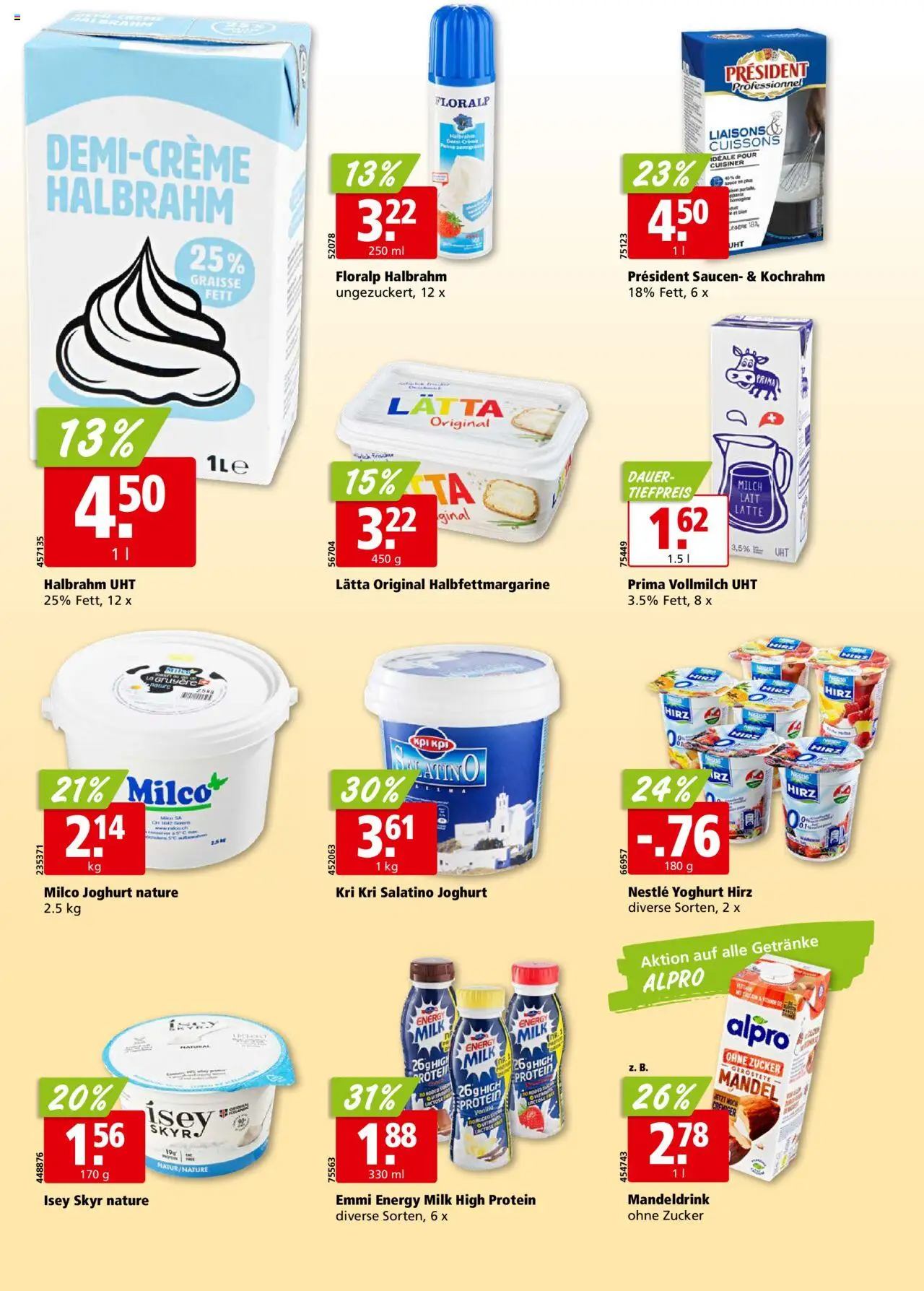 Aligro Aktionen ab 11.08.2025 | Seite: 14 | Produkte: Milch, Joghurt, Zucker