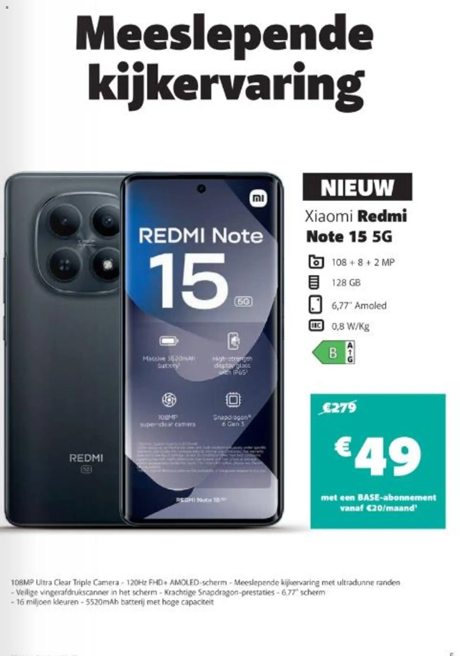 {H1} | Pagina: 5 | Producten: Camera, Batterij, Scherm