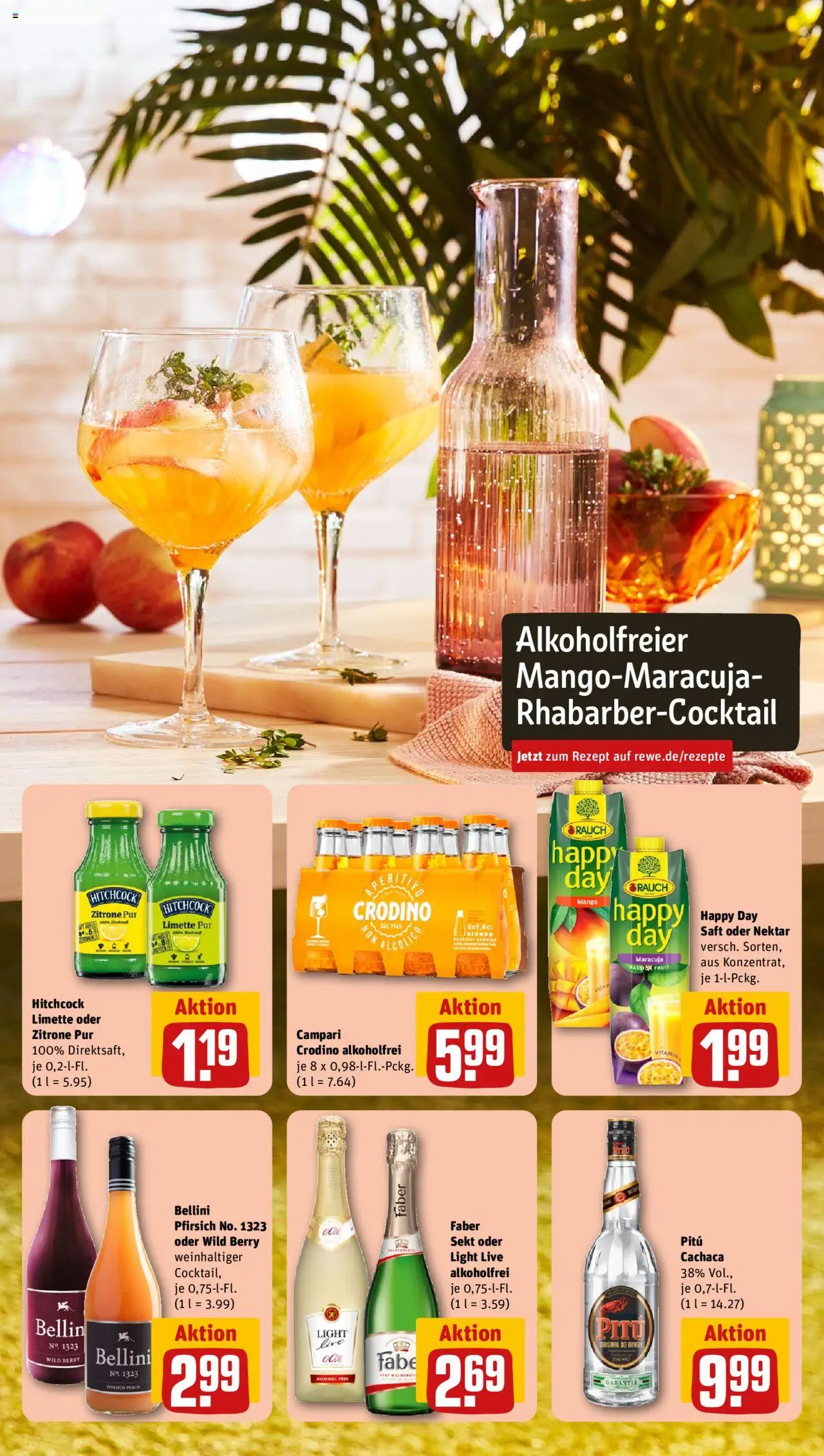 Rewe ihr Kaufpark Prospekt 	 - gültig ab dem 28.07.2025 | Seite: 19 | Produkte: Sekt, Zitrone, Pfirsich, Limette