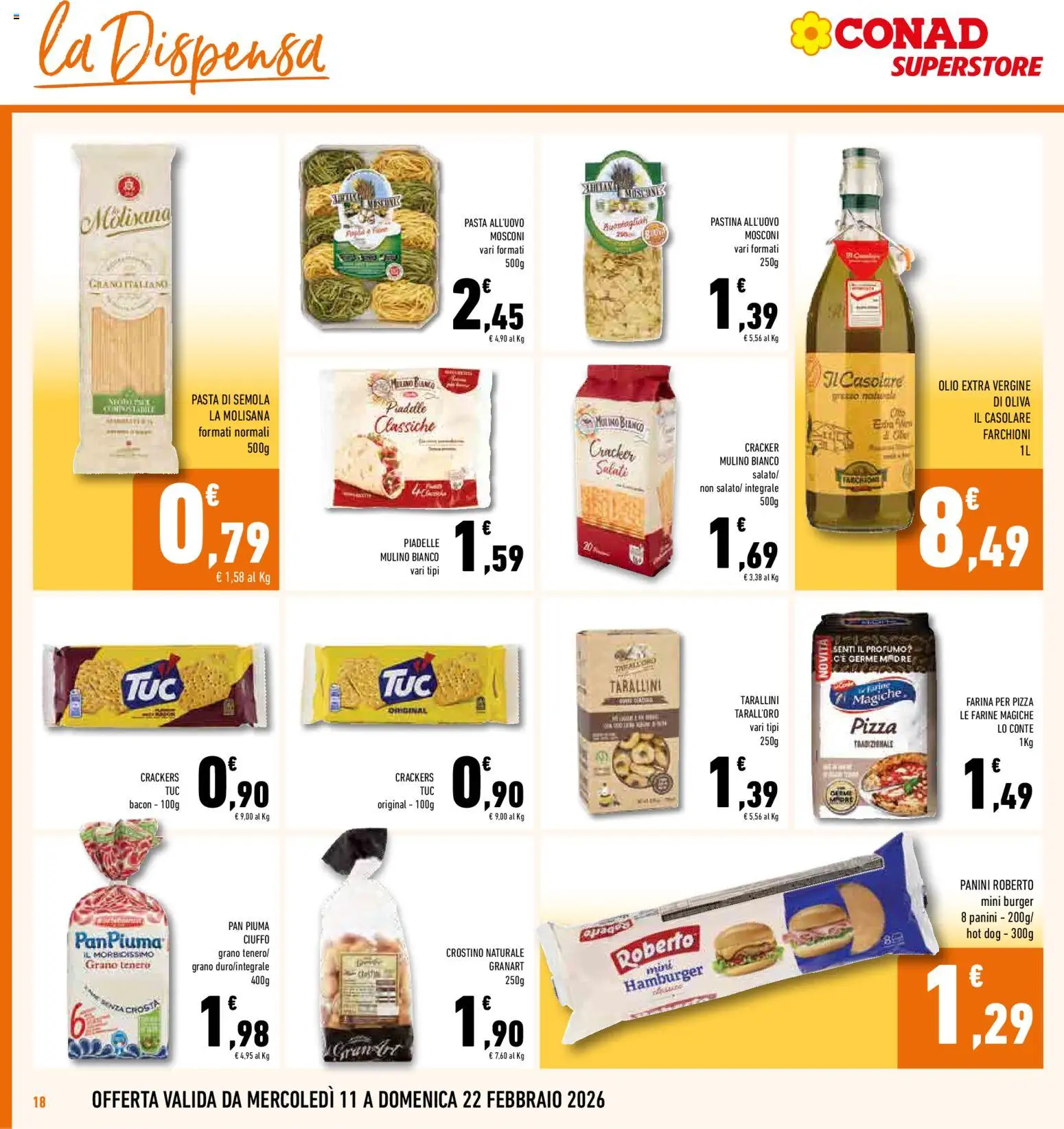 Volantino Conad del 11.02.2026 | Pagina: 18