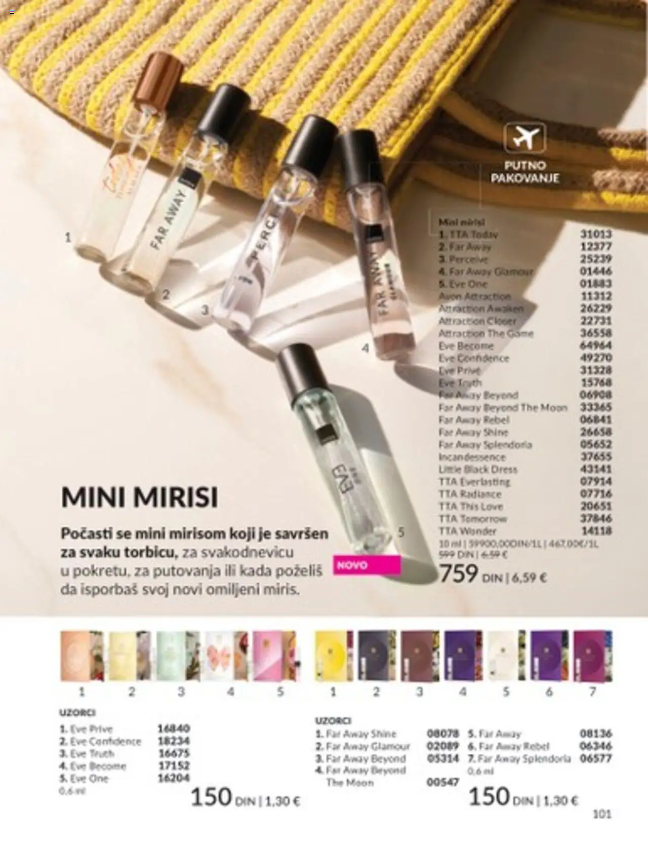 AVON katalog - važi od 01.07.2025 | Strana: 101 | Proizvode: Pakovanje