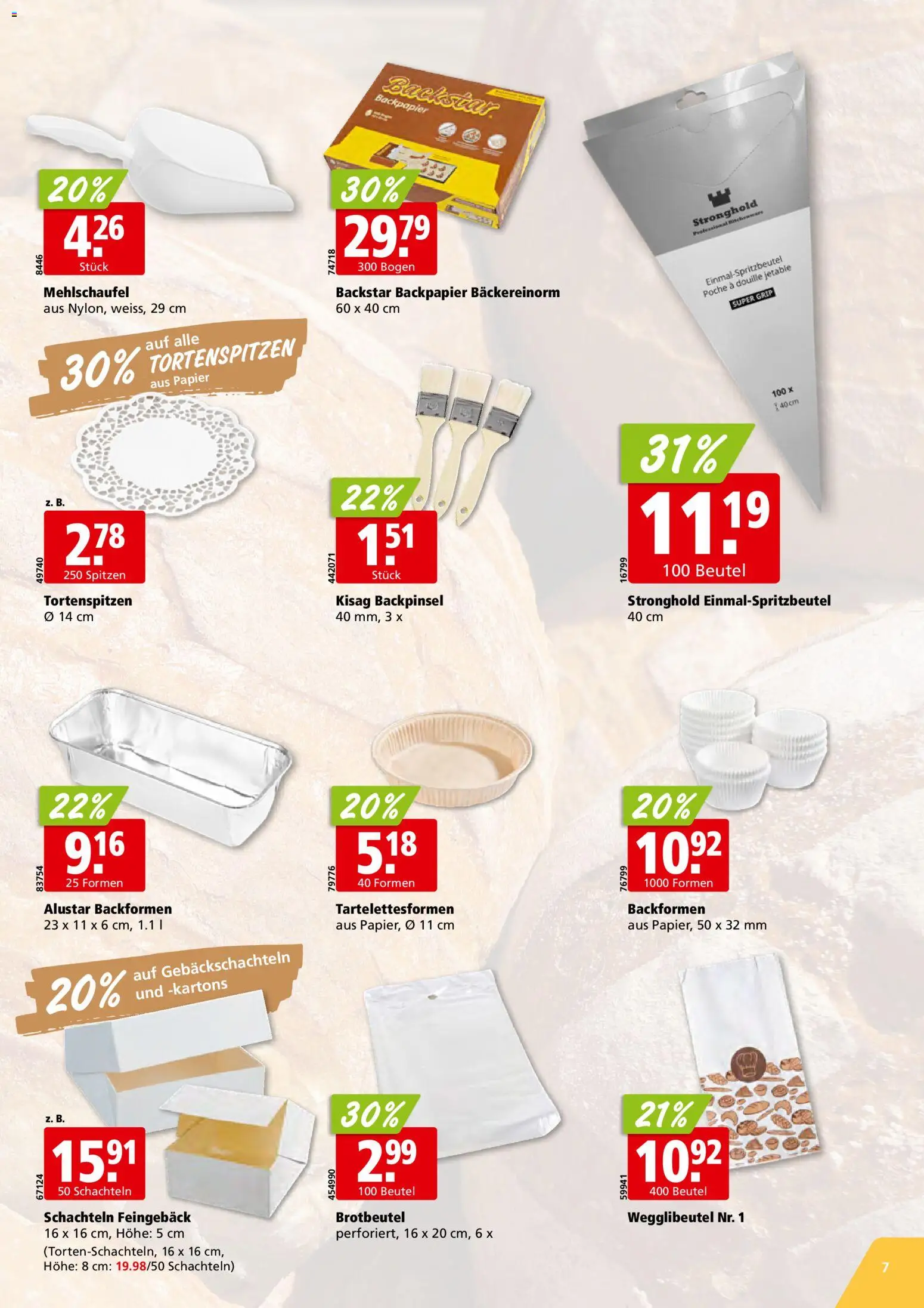 Aligro aktionen Bäckerei Schlieren, Gossau SG, Frauenfeld, Rapperswil-Jona, Sargans, Bern – gültig ab 16.03.2026 | Seite: 7