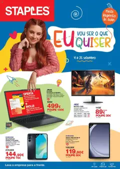 Pré-visualização Staples folheto válido de 04.09.2025
